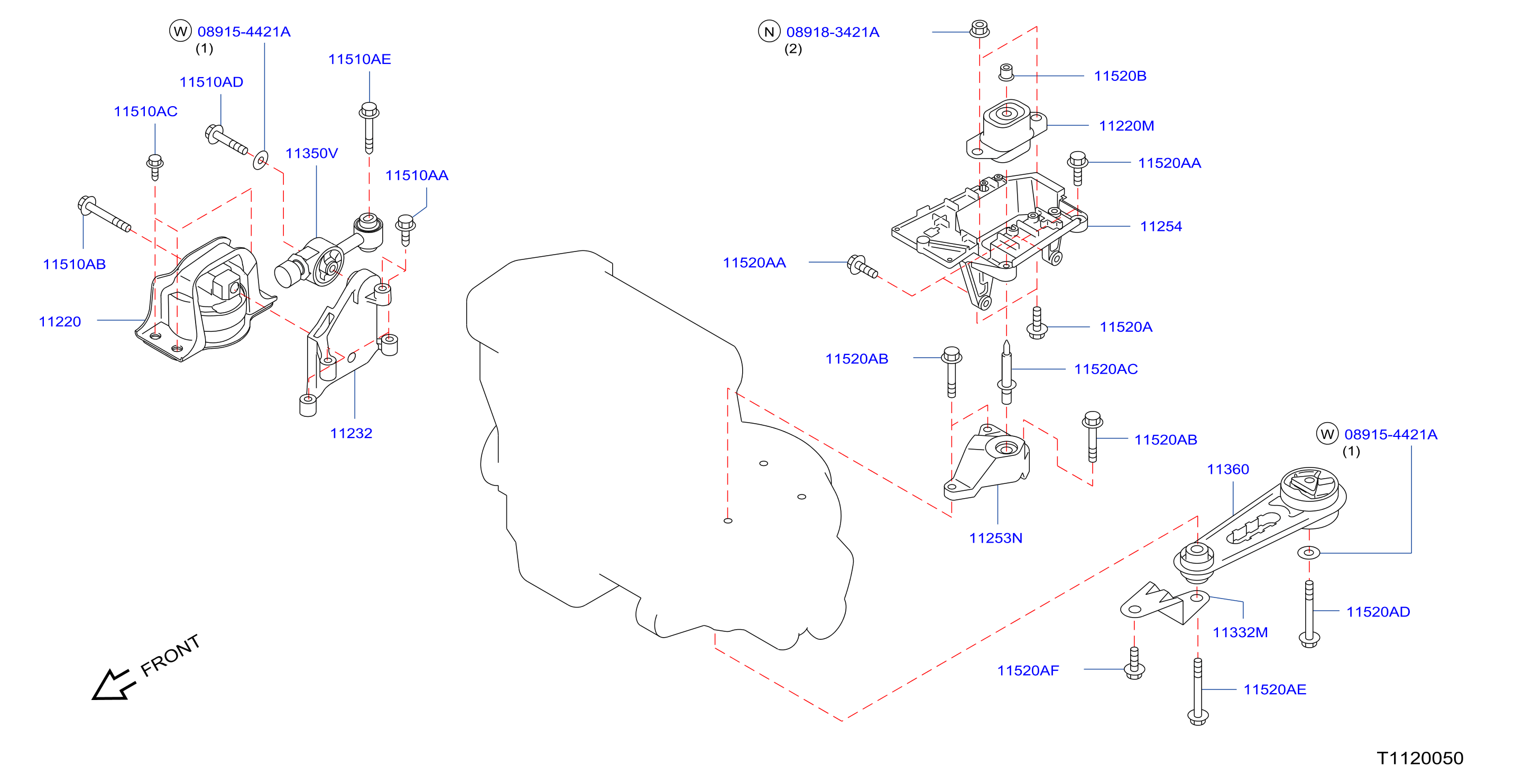 Engine Transmission Mounting