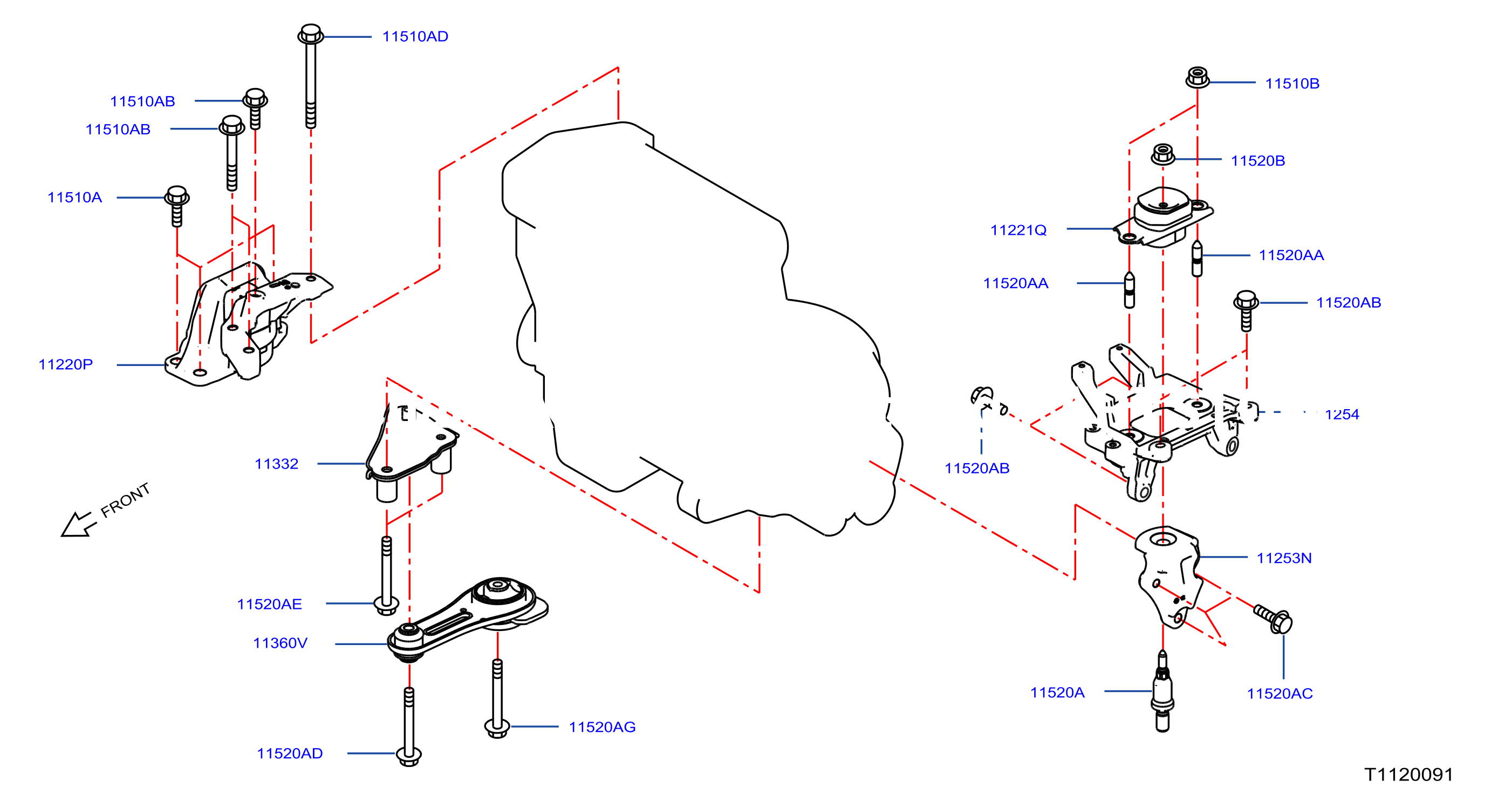 Engine Transmission Mounting