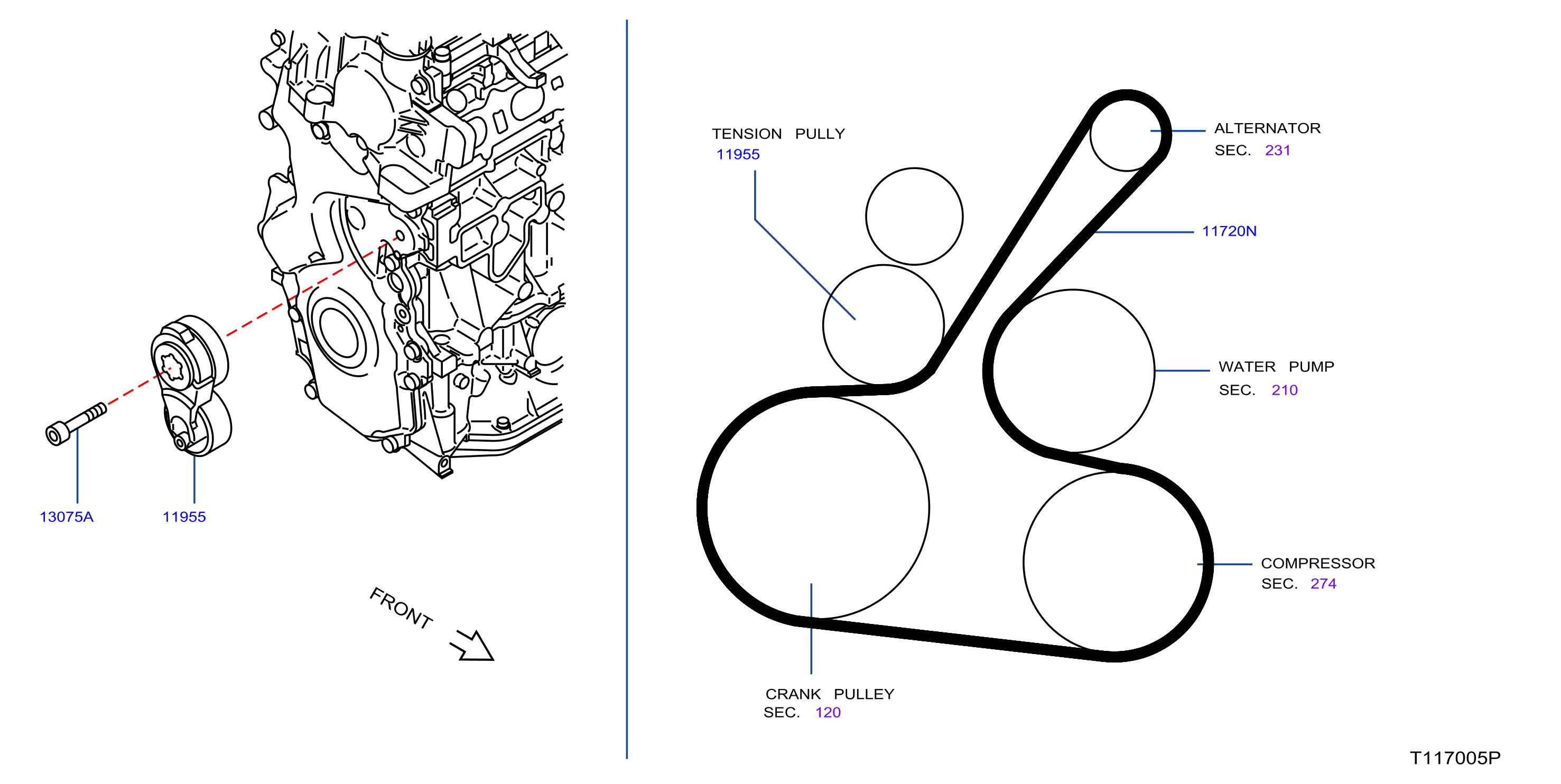 Fan Compressor Power Steering Belt Agt Hr16De