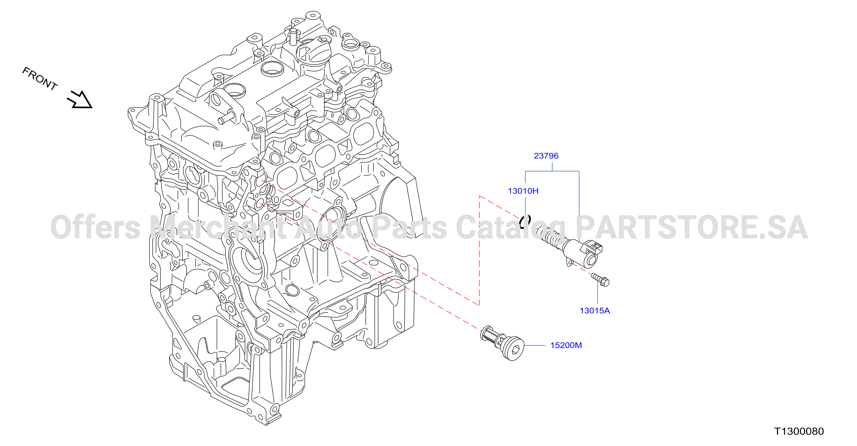 Camshaft Valve Mechanism Vtc Solenoid Cover