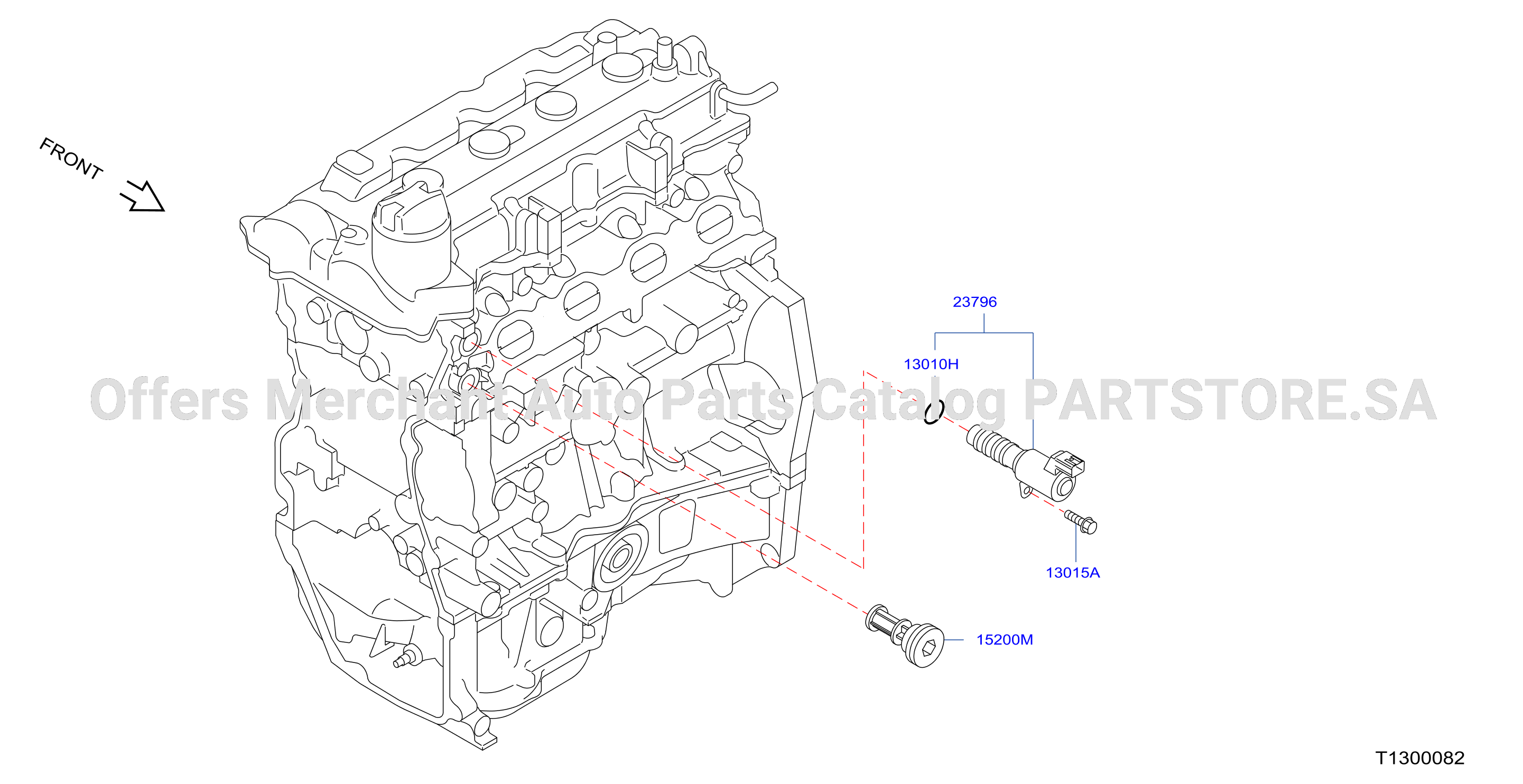 Camshaft Valve Mechanism Vtc Solenoid Cover