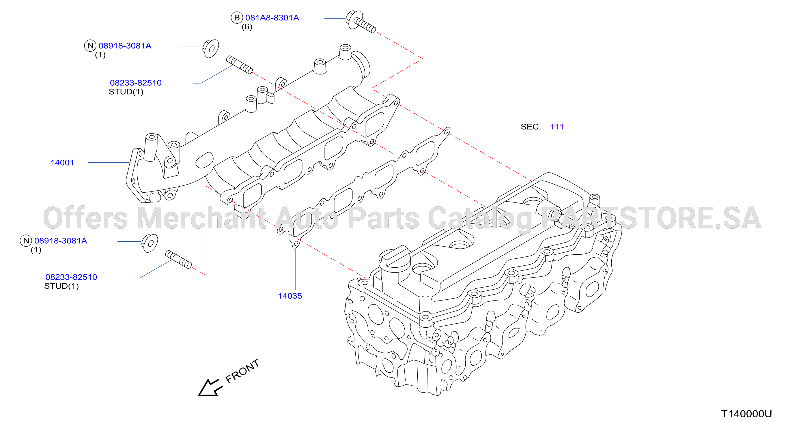 Manifold Intake Parts