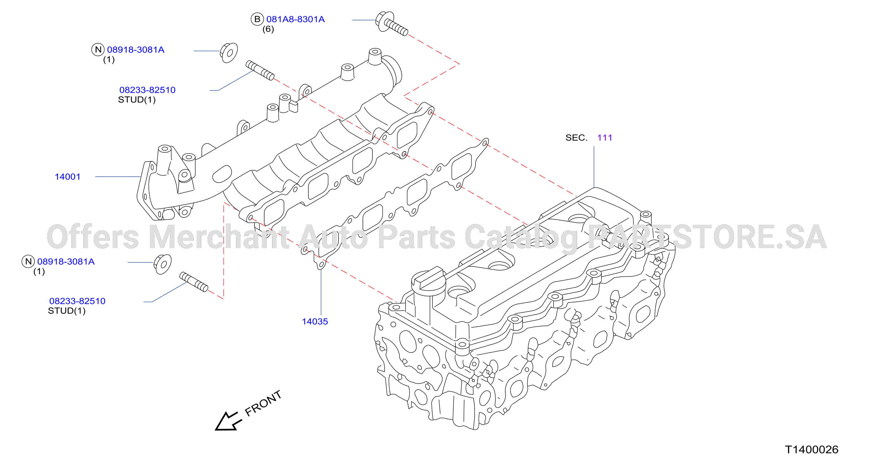 Manifold Intake Parts