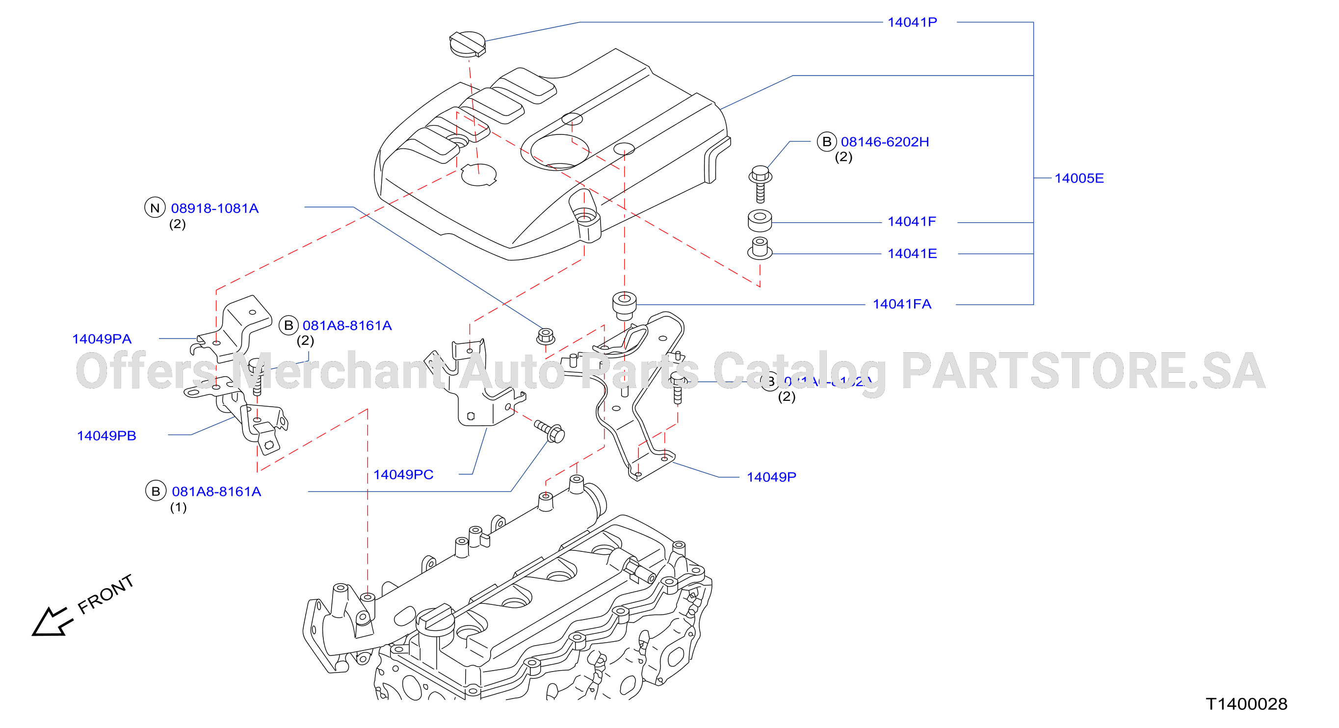 Manifold Engine Cover Parts
