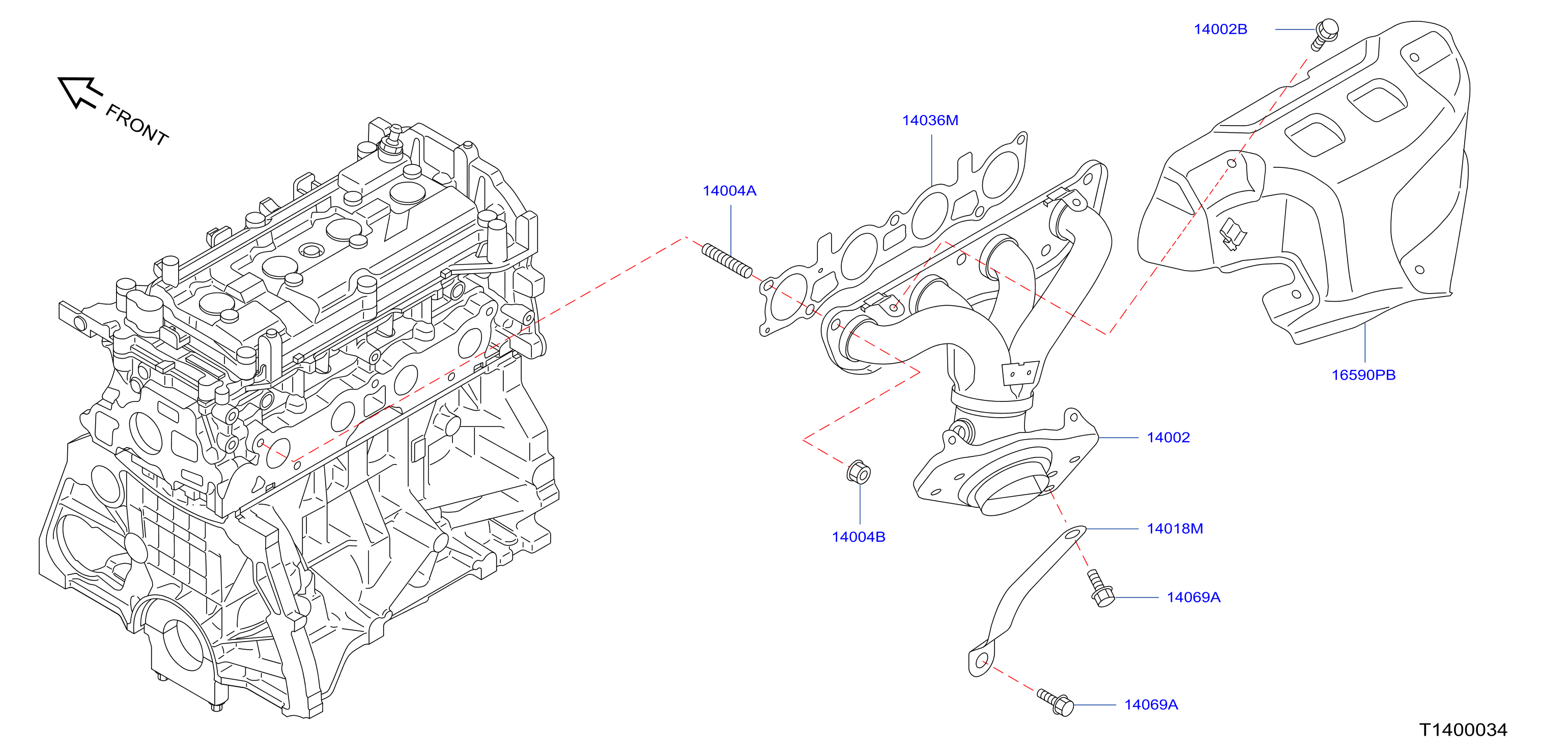 Manifold Exhaust Parts