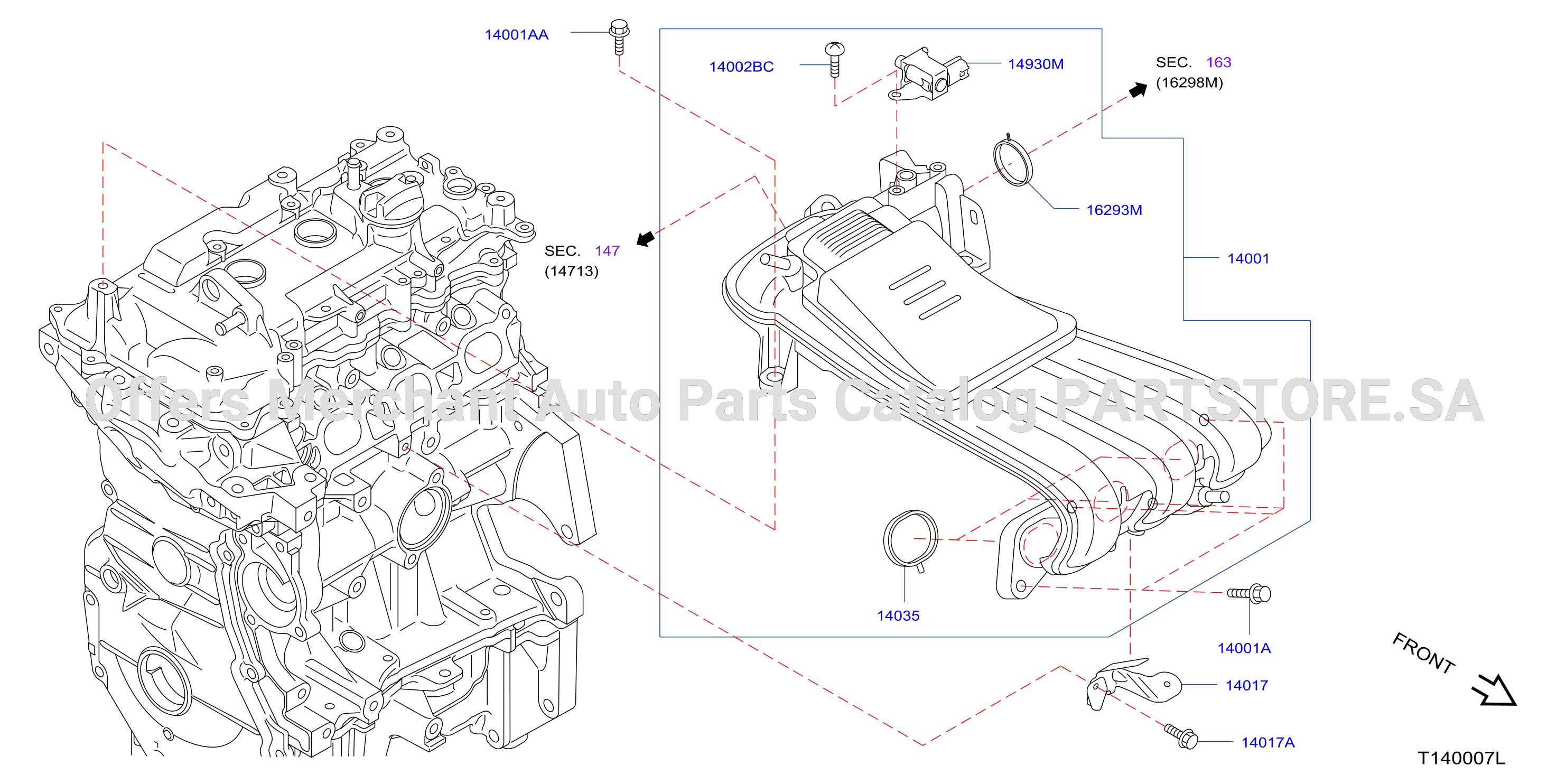 Manifold Intake Parts