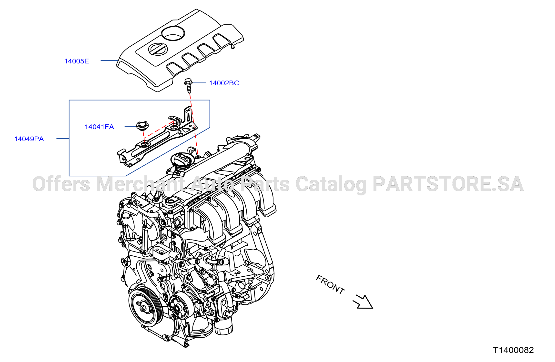 Manifold Engine Cover Parts