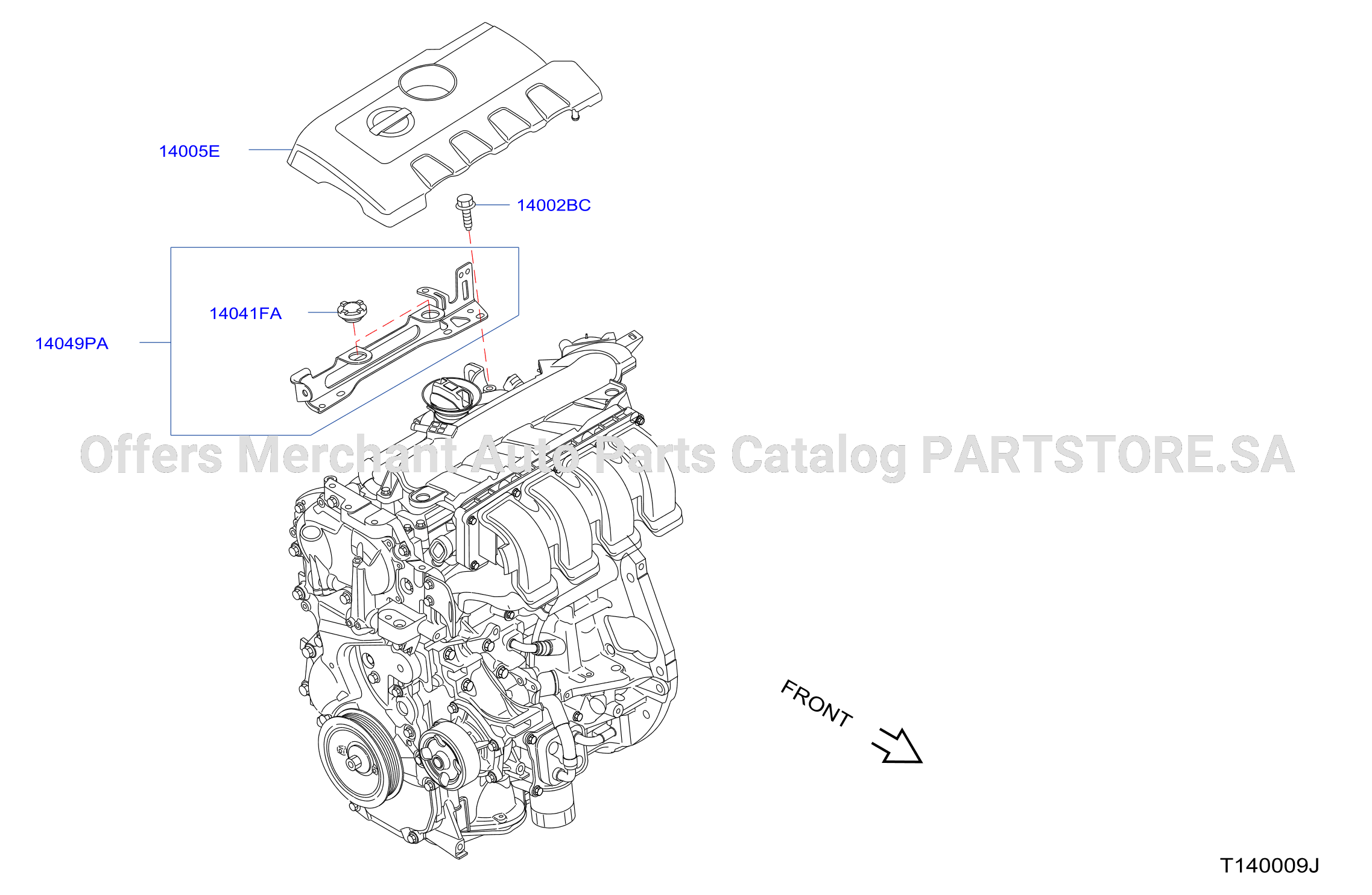 Manifold Engine Cover Parts