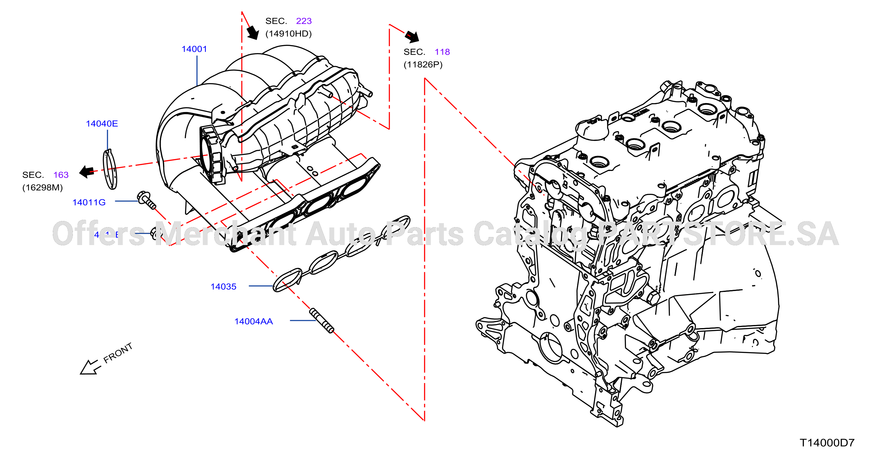 Manifold Intake Parts