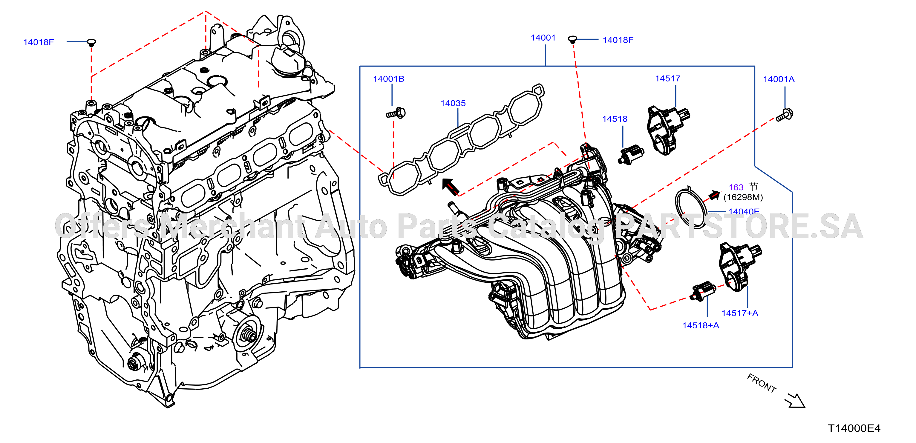 Manifold Intake Parts