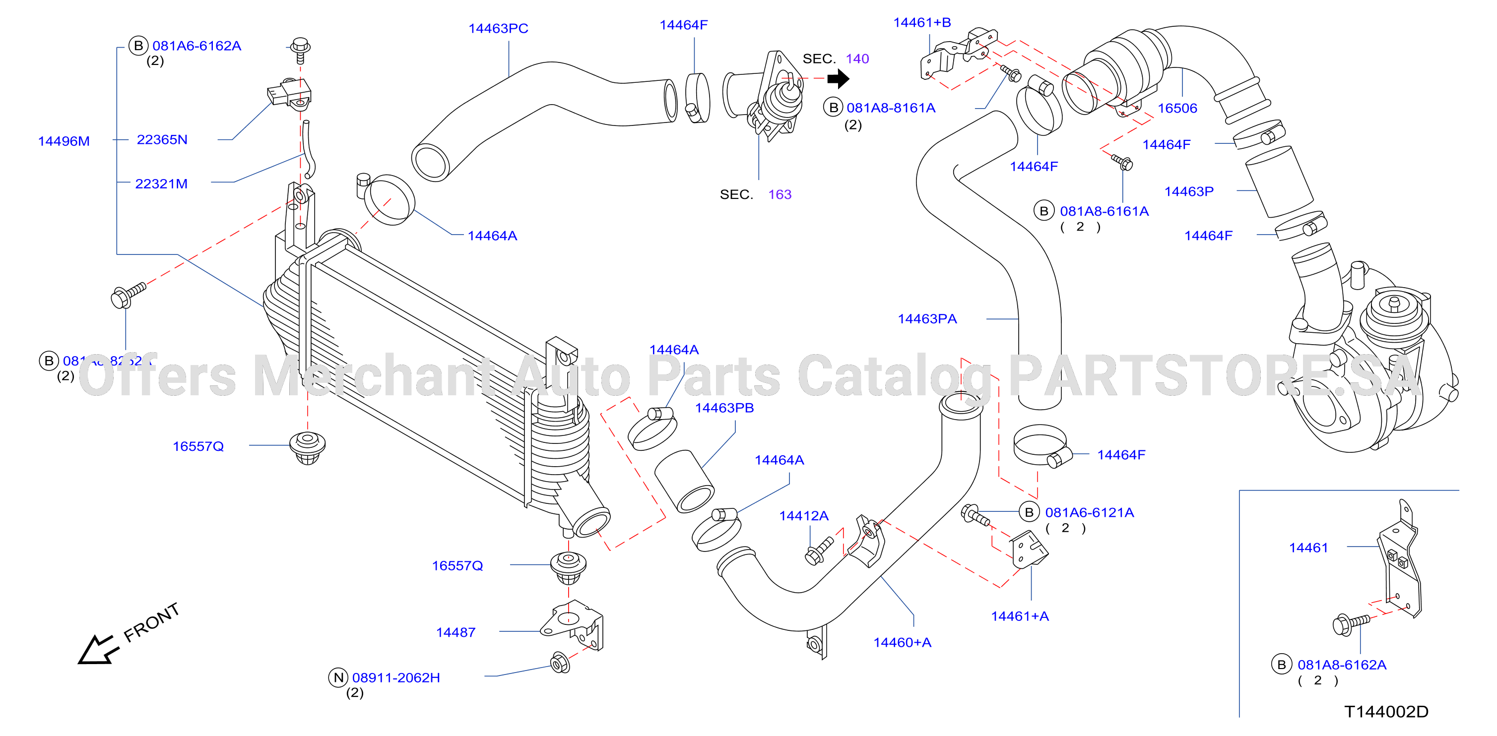 Turbo Charger Intercooler Piping