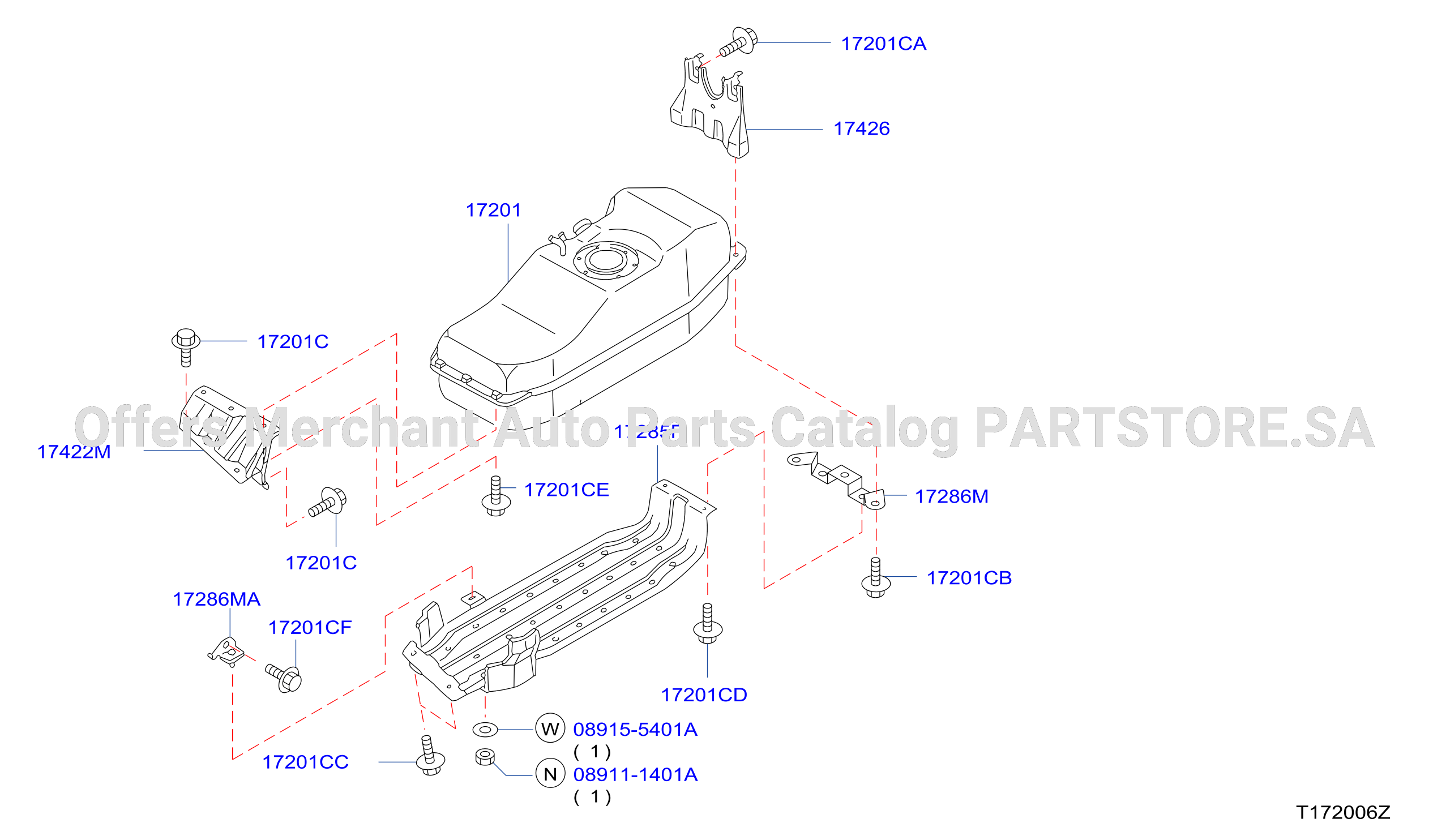 Fuel Tank Tank Mounting Parts