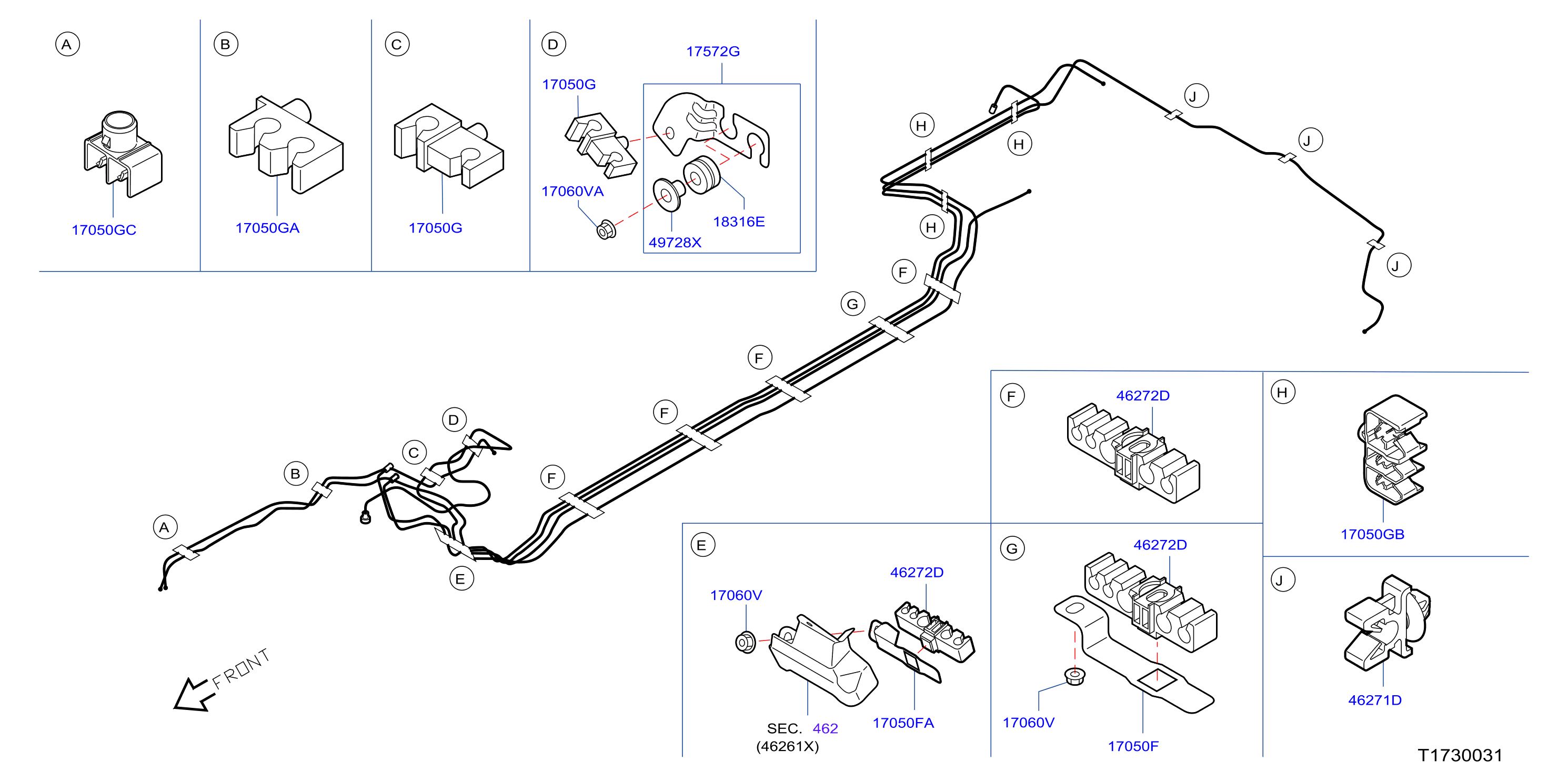 Fuel Piping Clamp Insulator