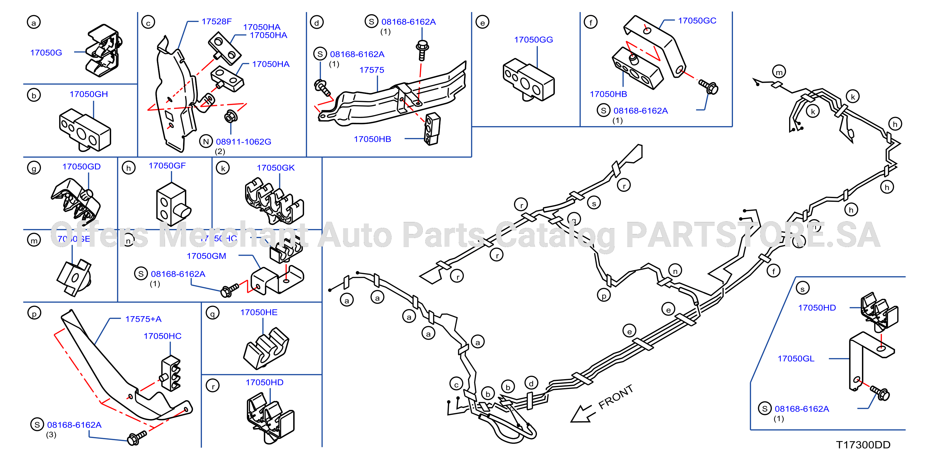 Fuel Piping Clamp Insulator
