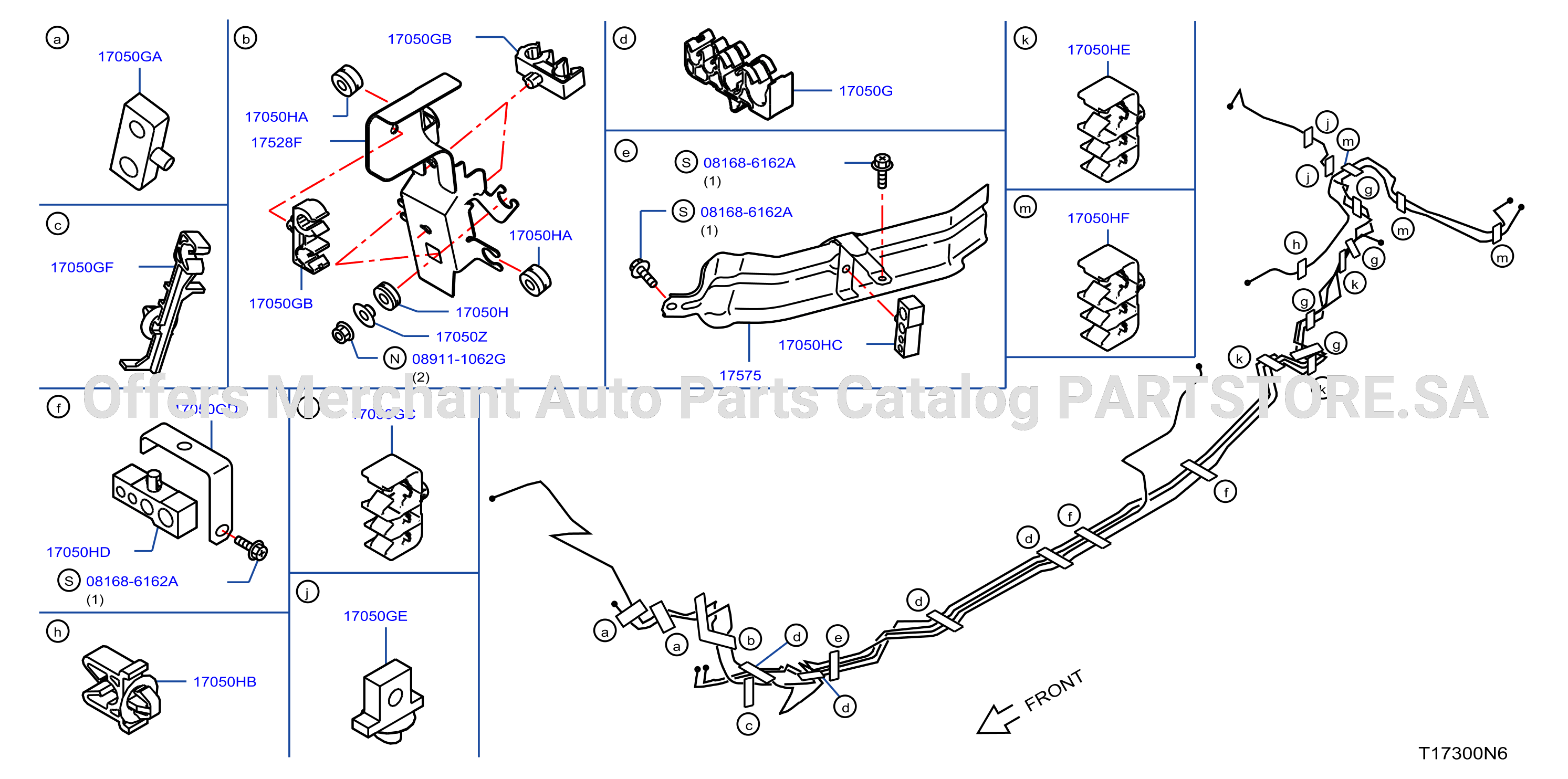 Fuel Piping Clamp Insulator