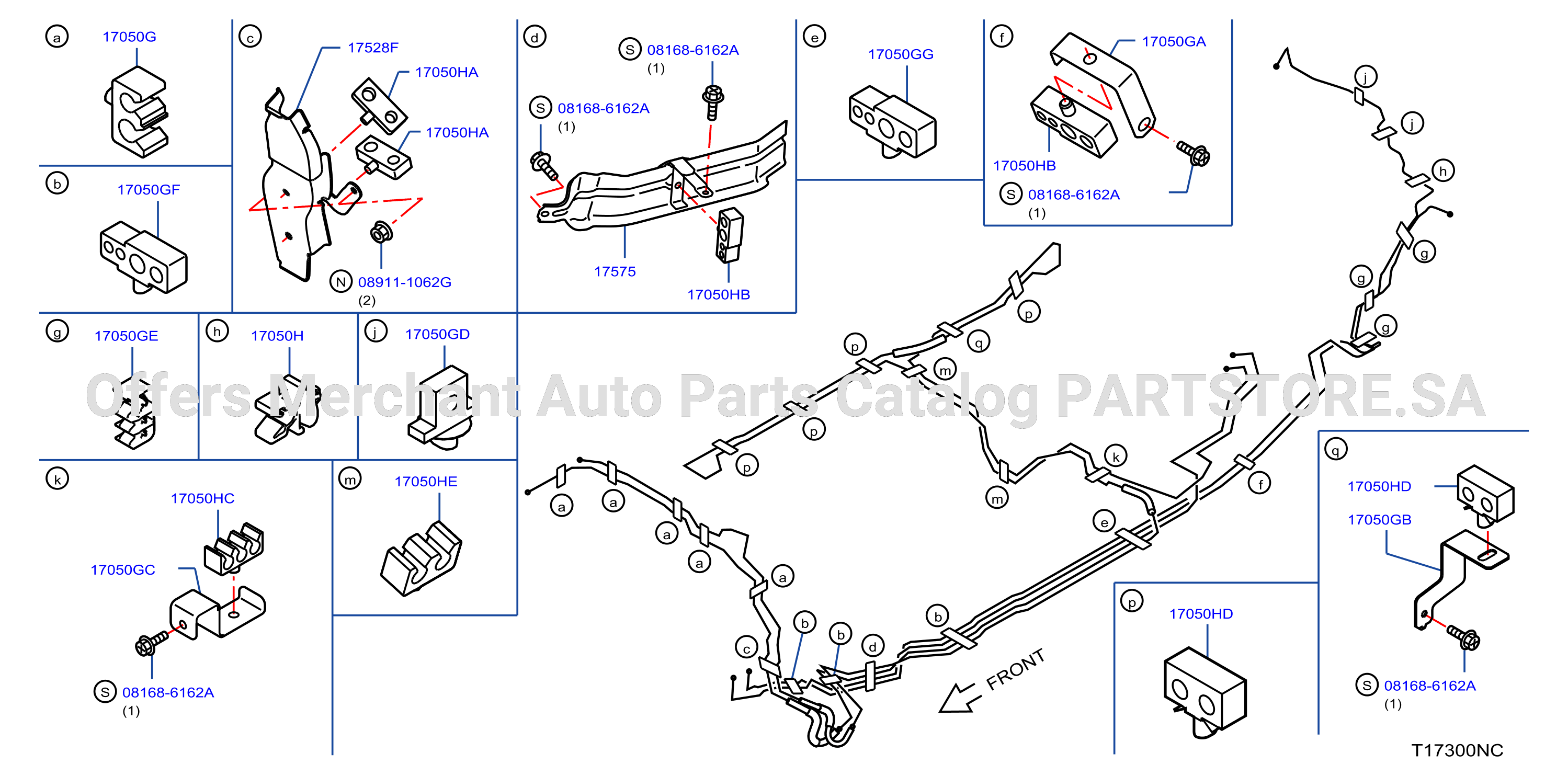 Fuel Piping Clamp Insulator