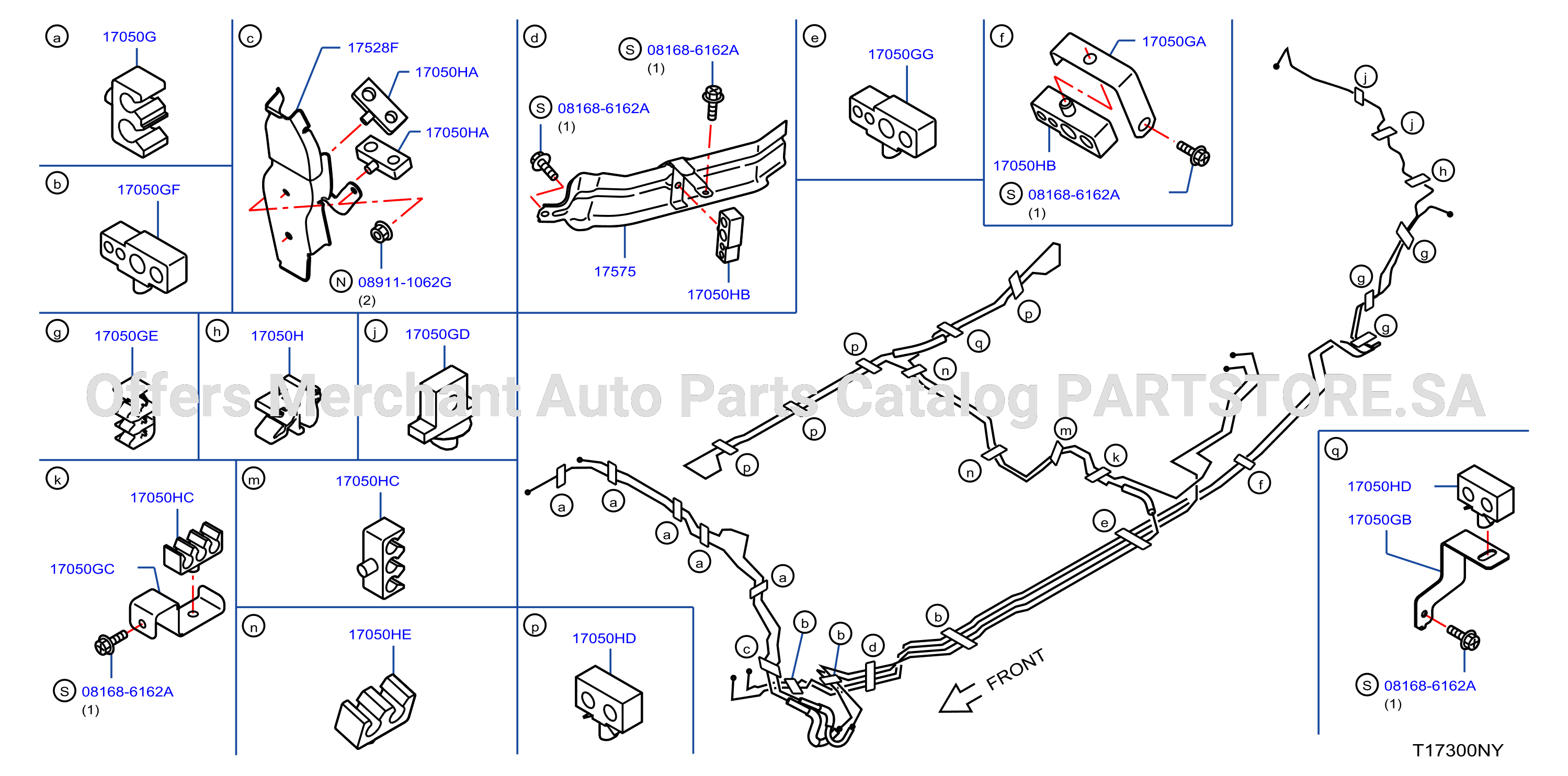 Fuel Piping Clamp Insulator