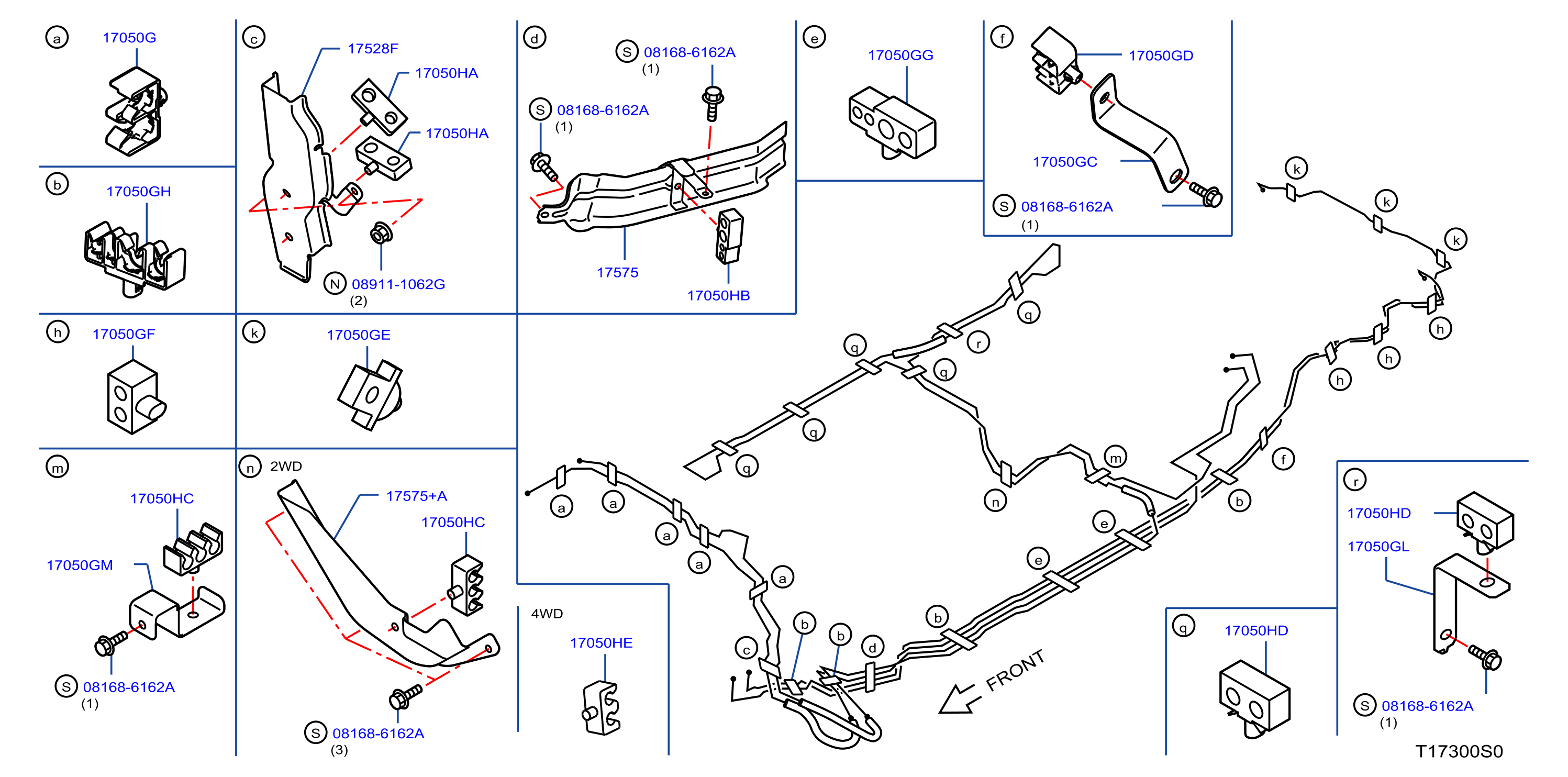 Fuel Piping Clamp Insulator For D C