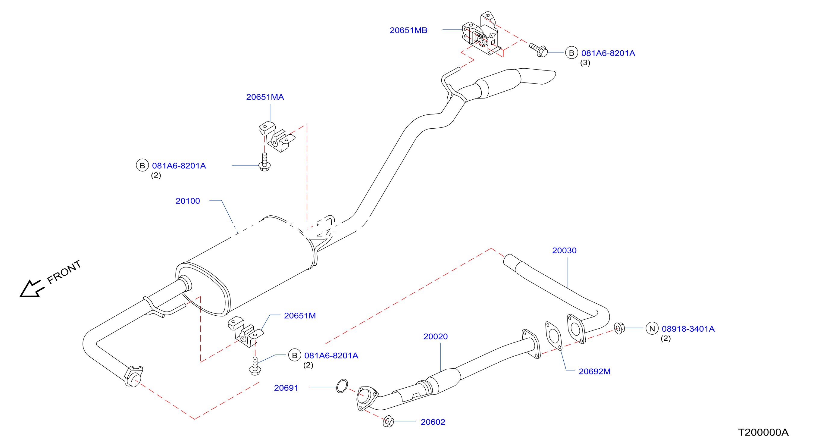 Exhaust Tube Muffler