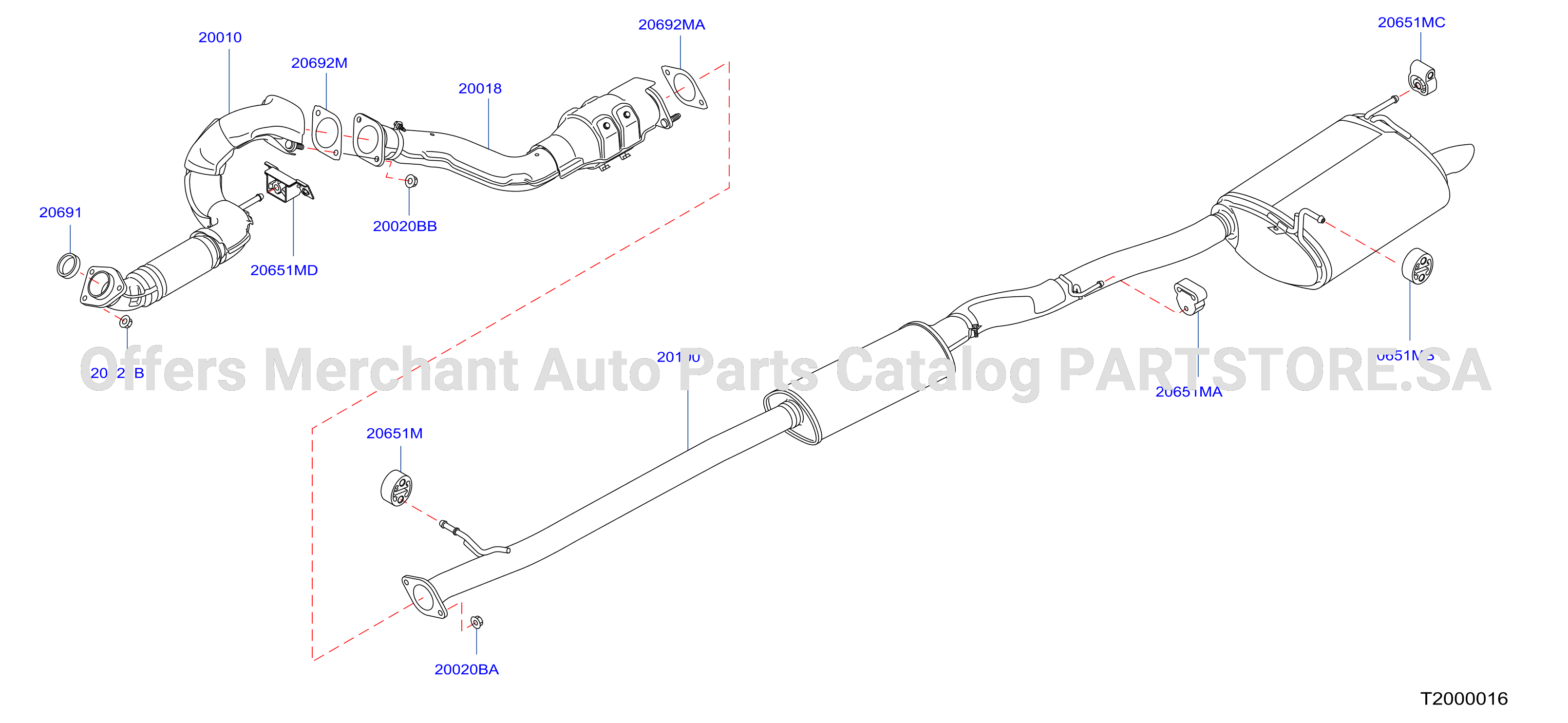 Exhaust Tube Muffler