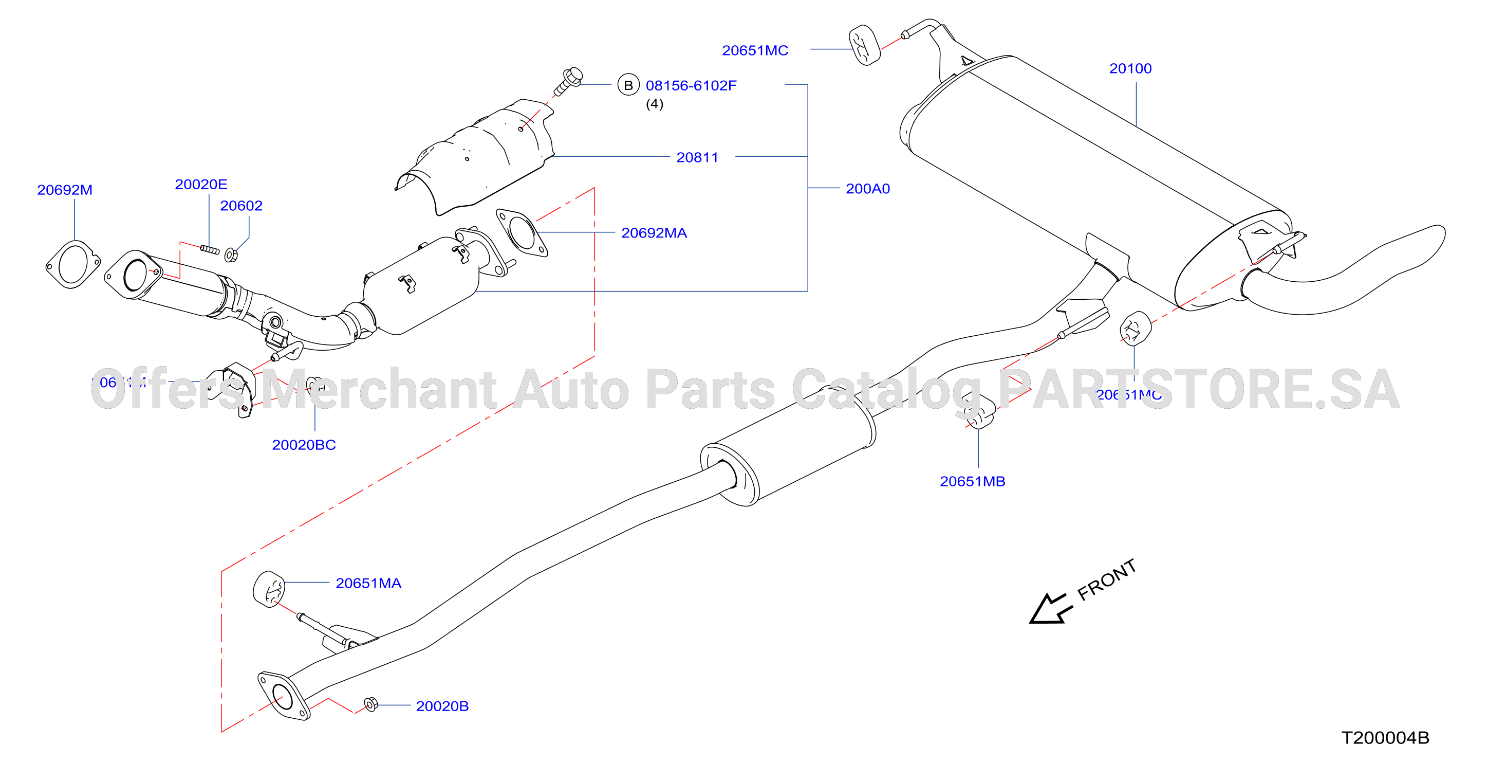 Exhaust Tube Muffler