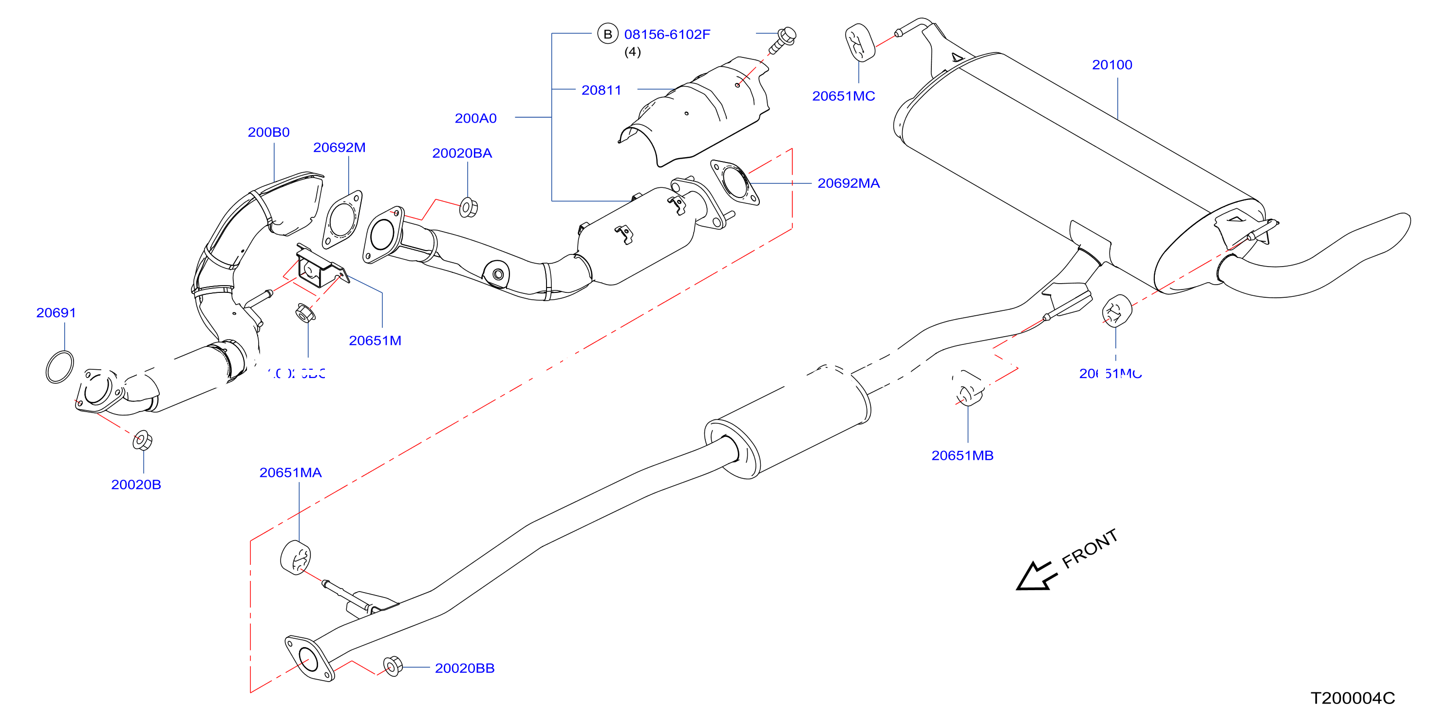 Exhaust Tube Muffler