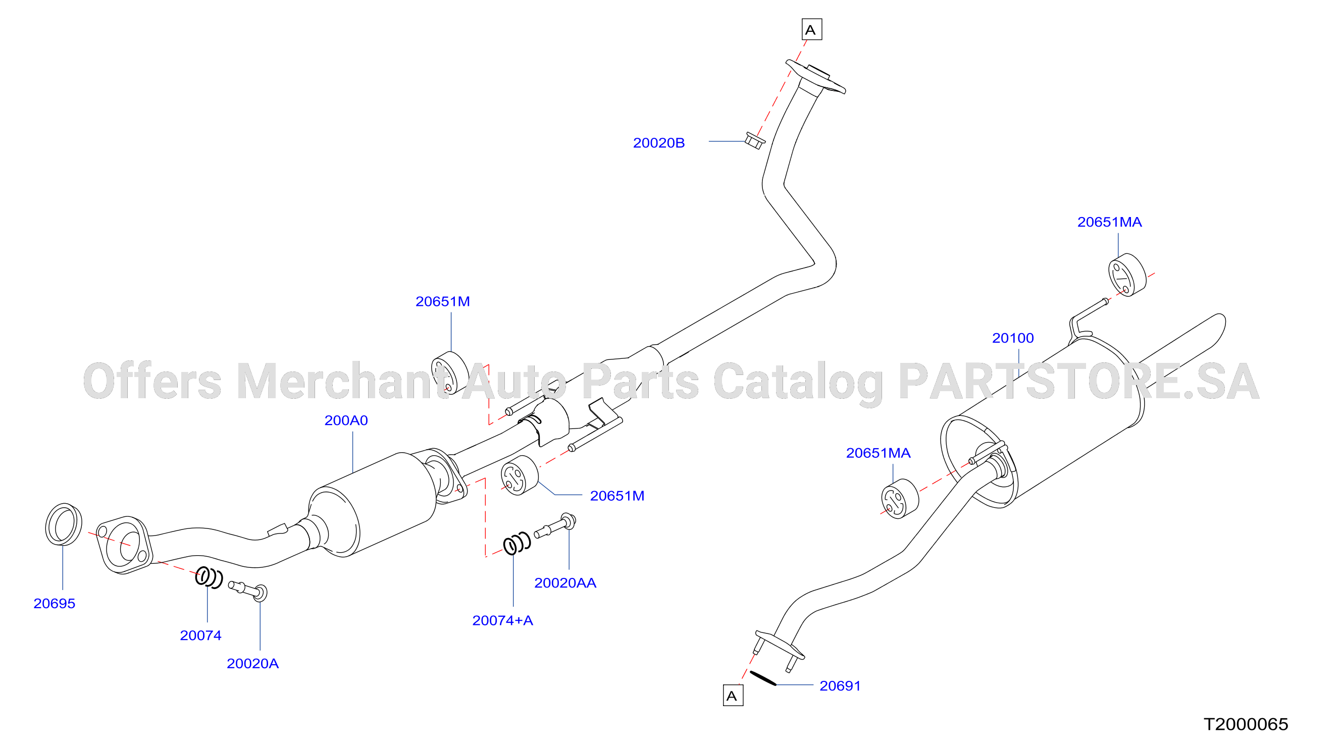 Exhaust Tube Muffler