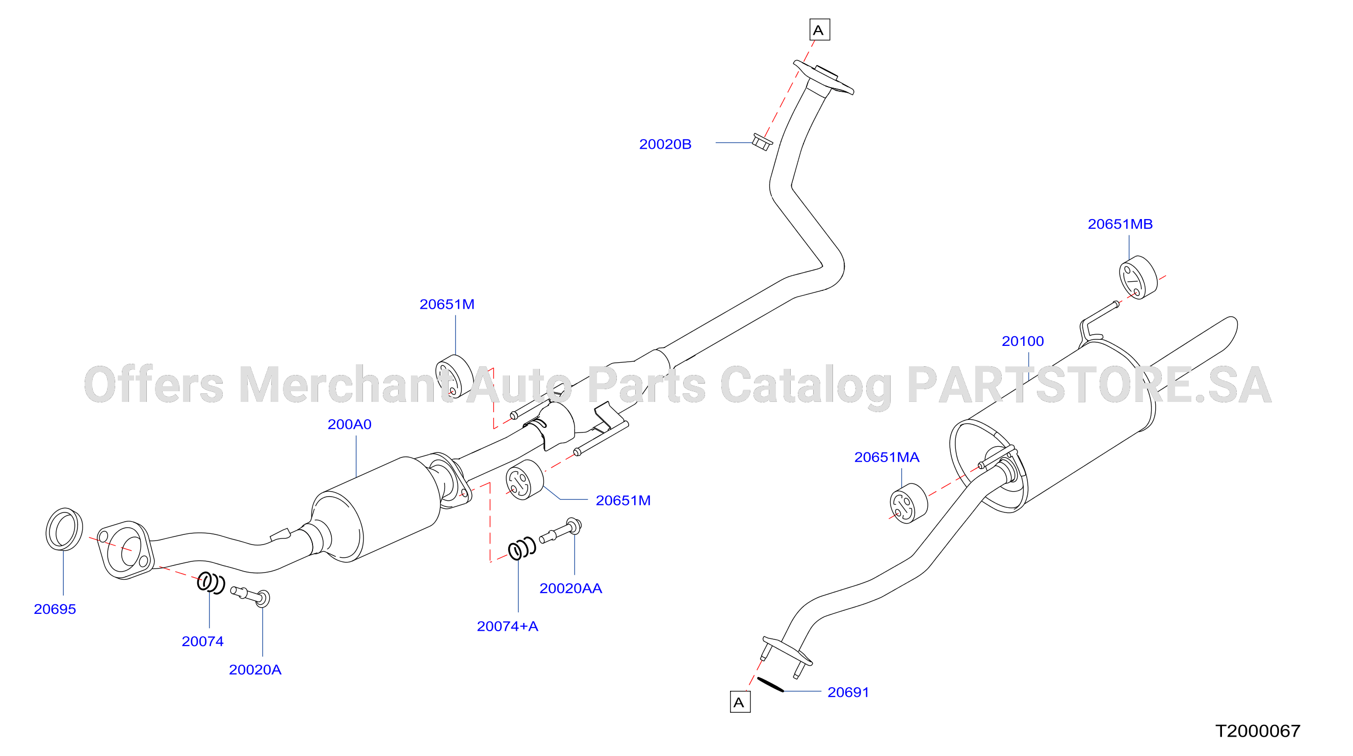 Exhaust Tube Muffler