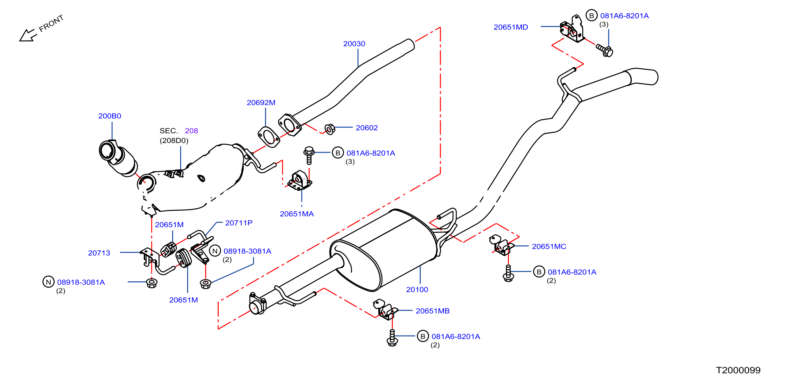 Exhaust Tube Muffler
