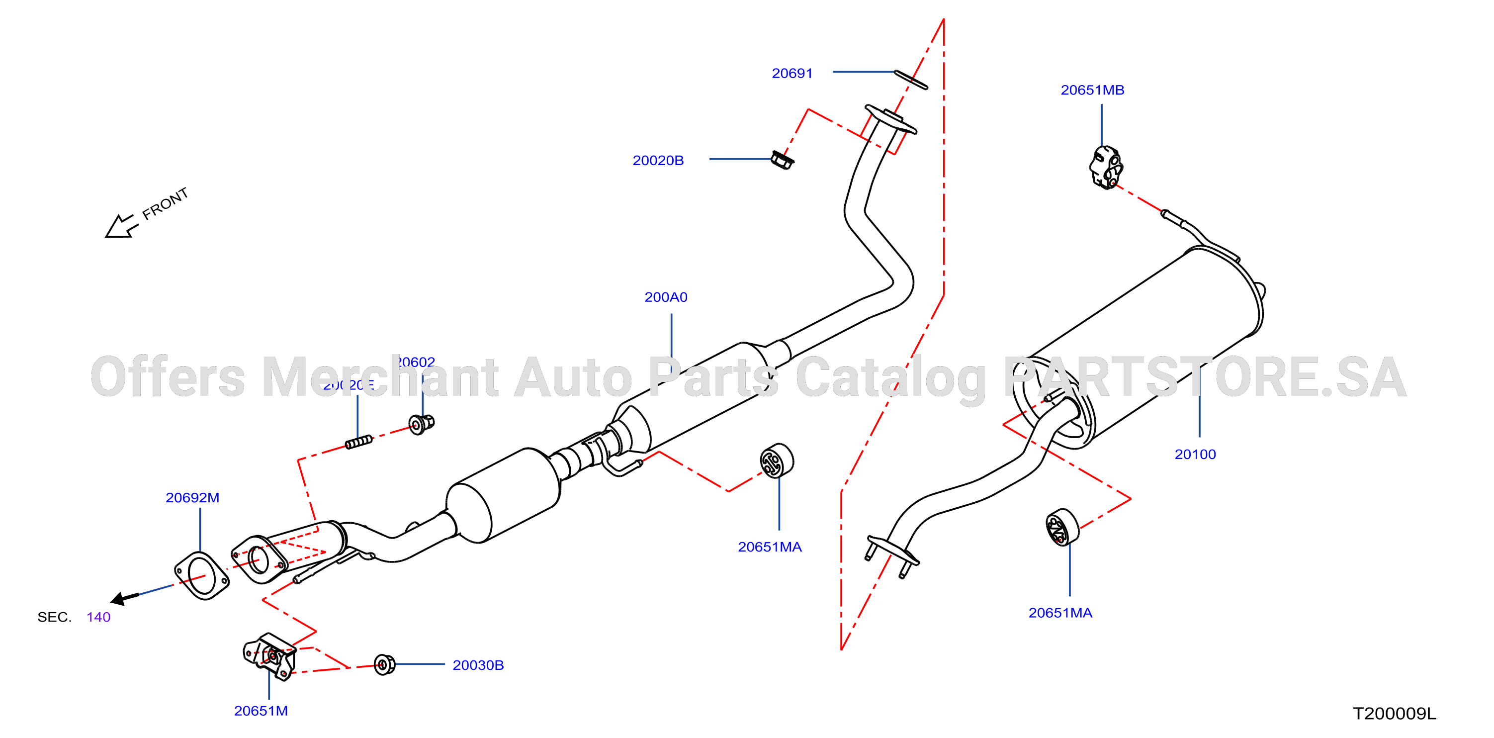 Exhaust Tube Muffler
