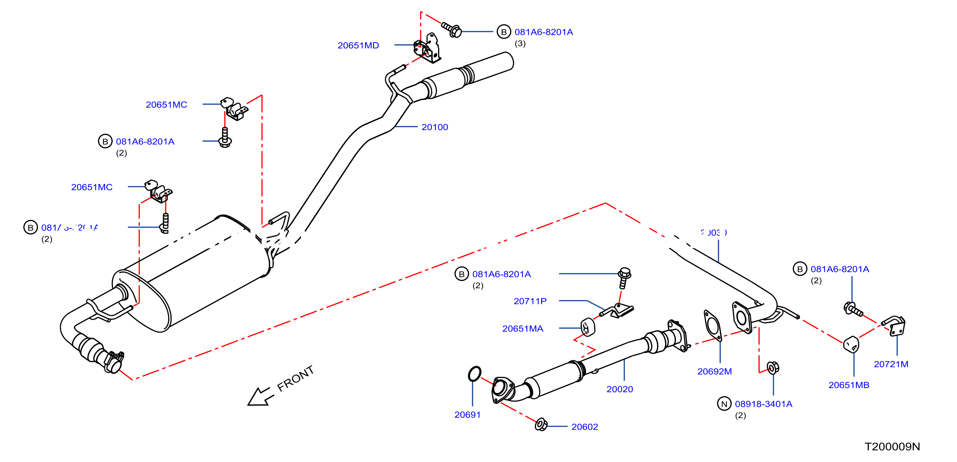 Exhaust Tube Muffler