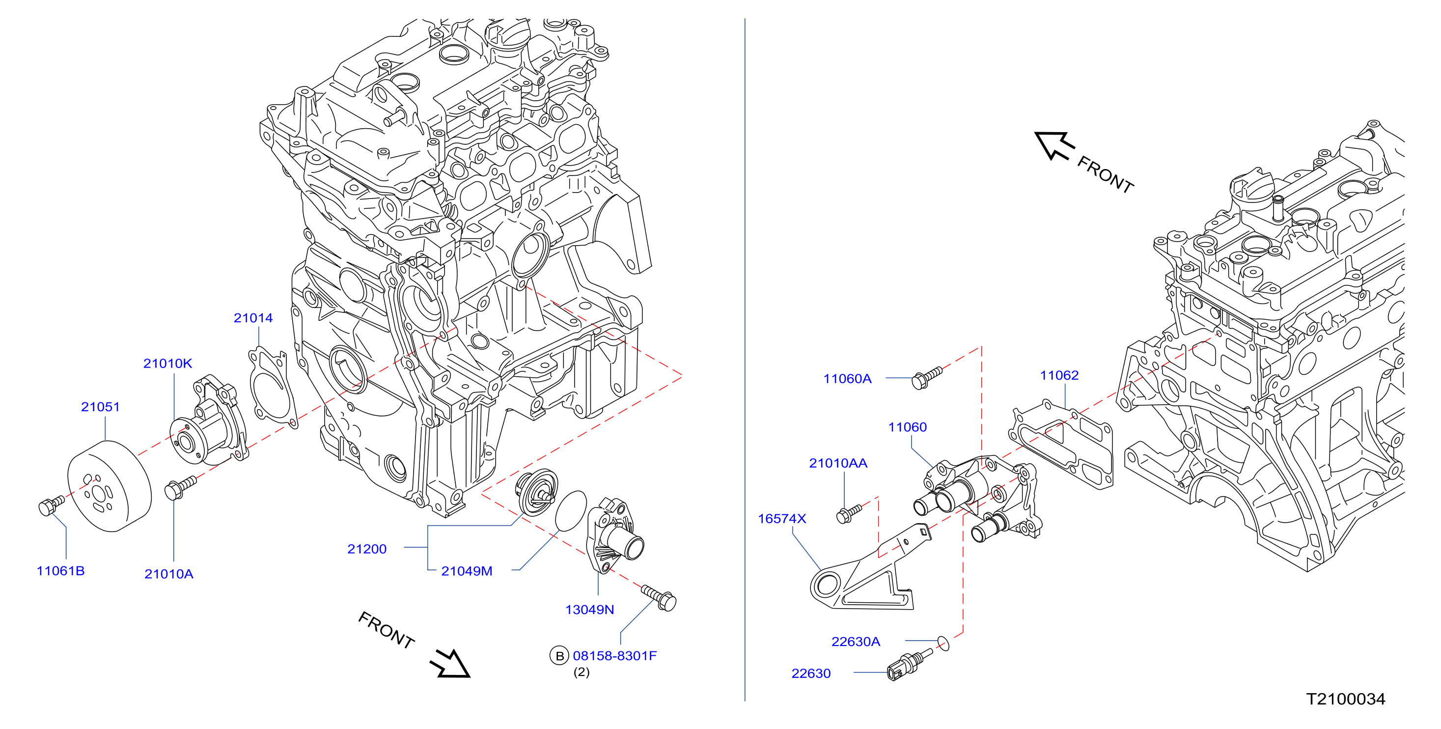 Water Pump Cooling Fan Thermostat