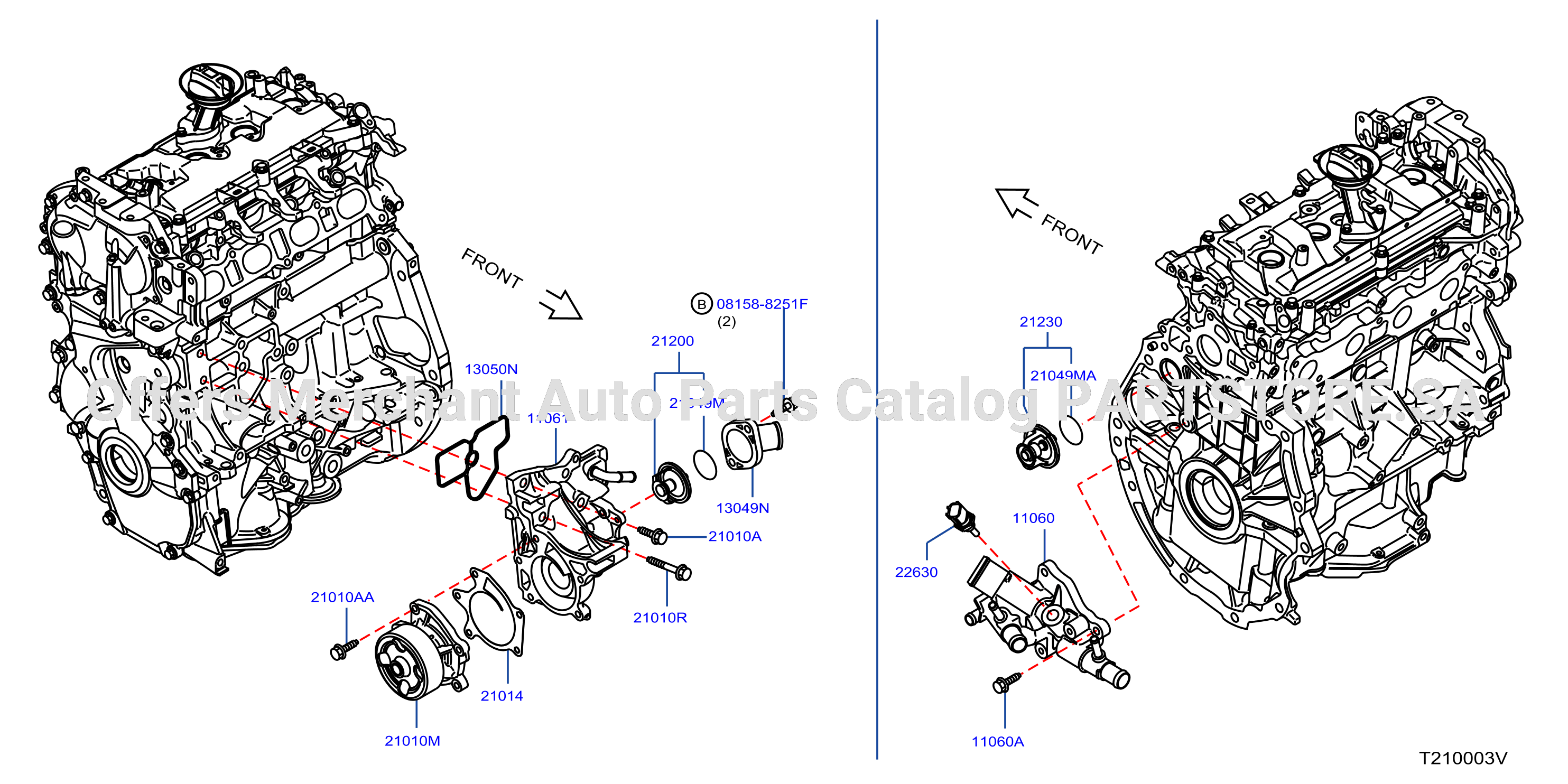 Water Pump Cooling Fan Thermostat