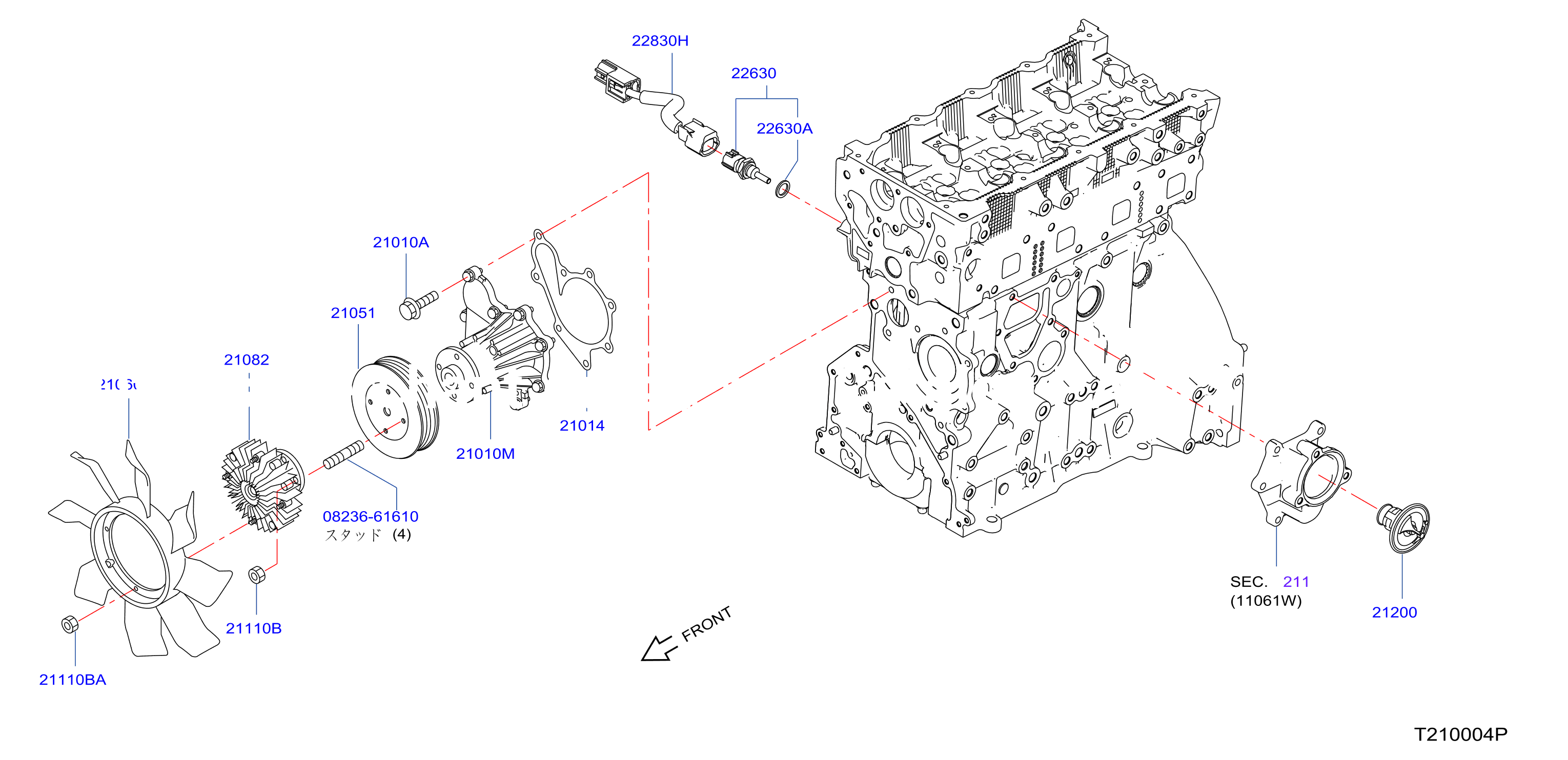 Water Pump Cooling Fan Thermostat