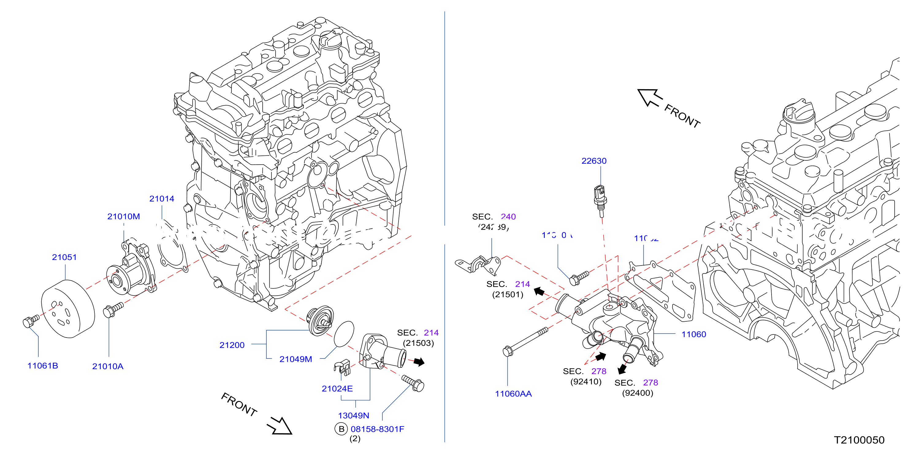 Water Pump Cooling Fan Thermostat