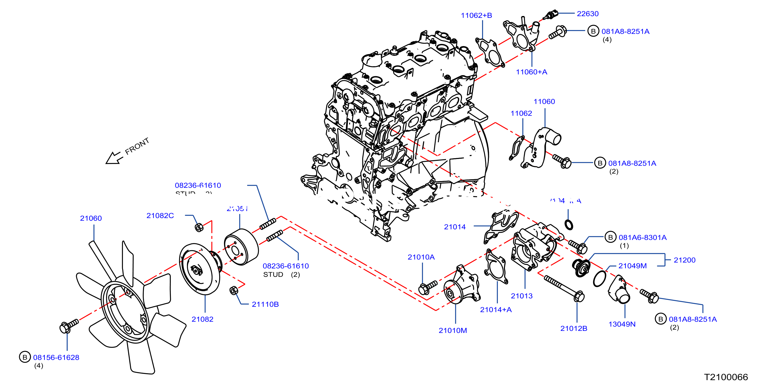 Water Pump Cooling Fan Thermostat