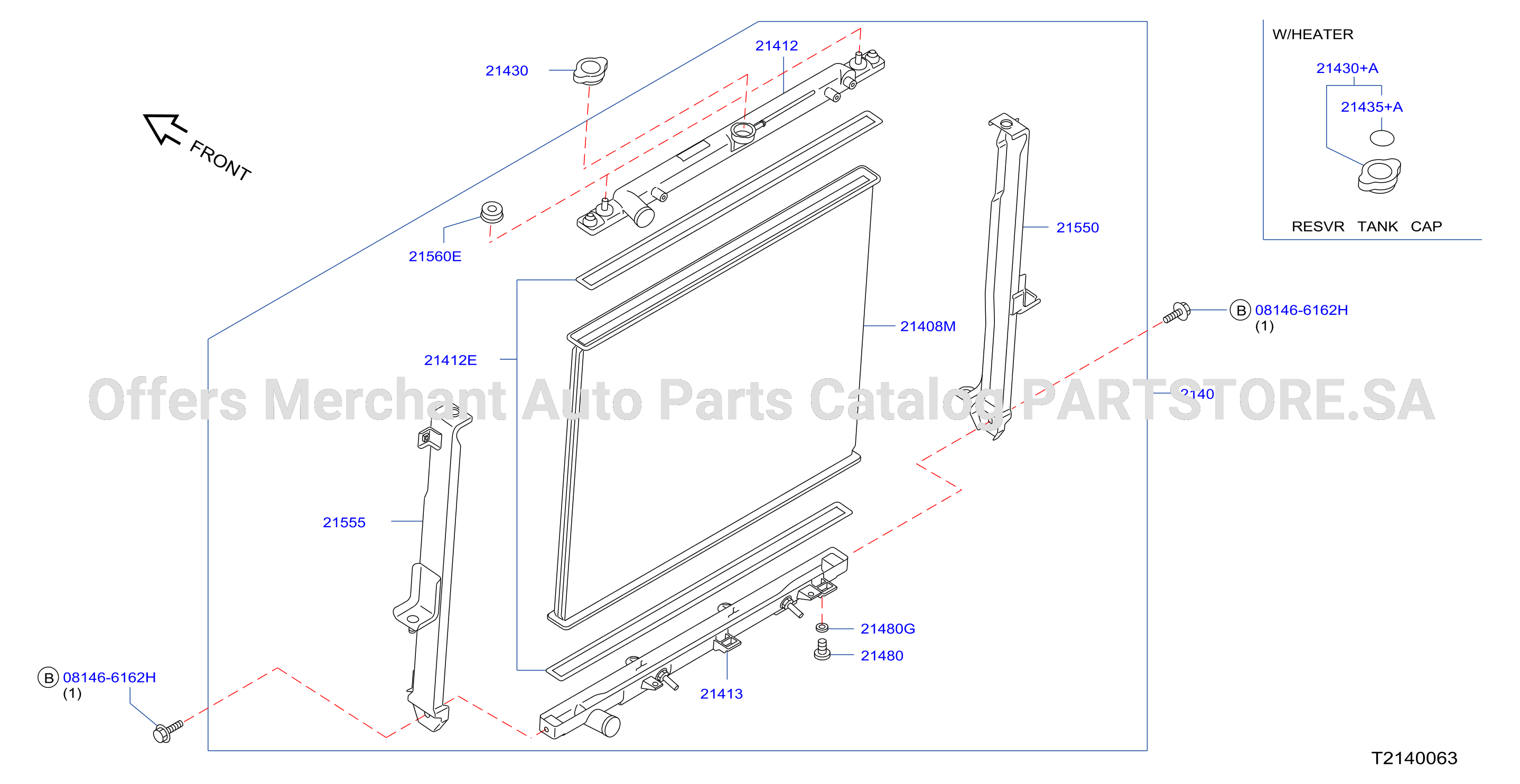 Radiator Shroud Inverter Cooling Radiator
