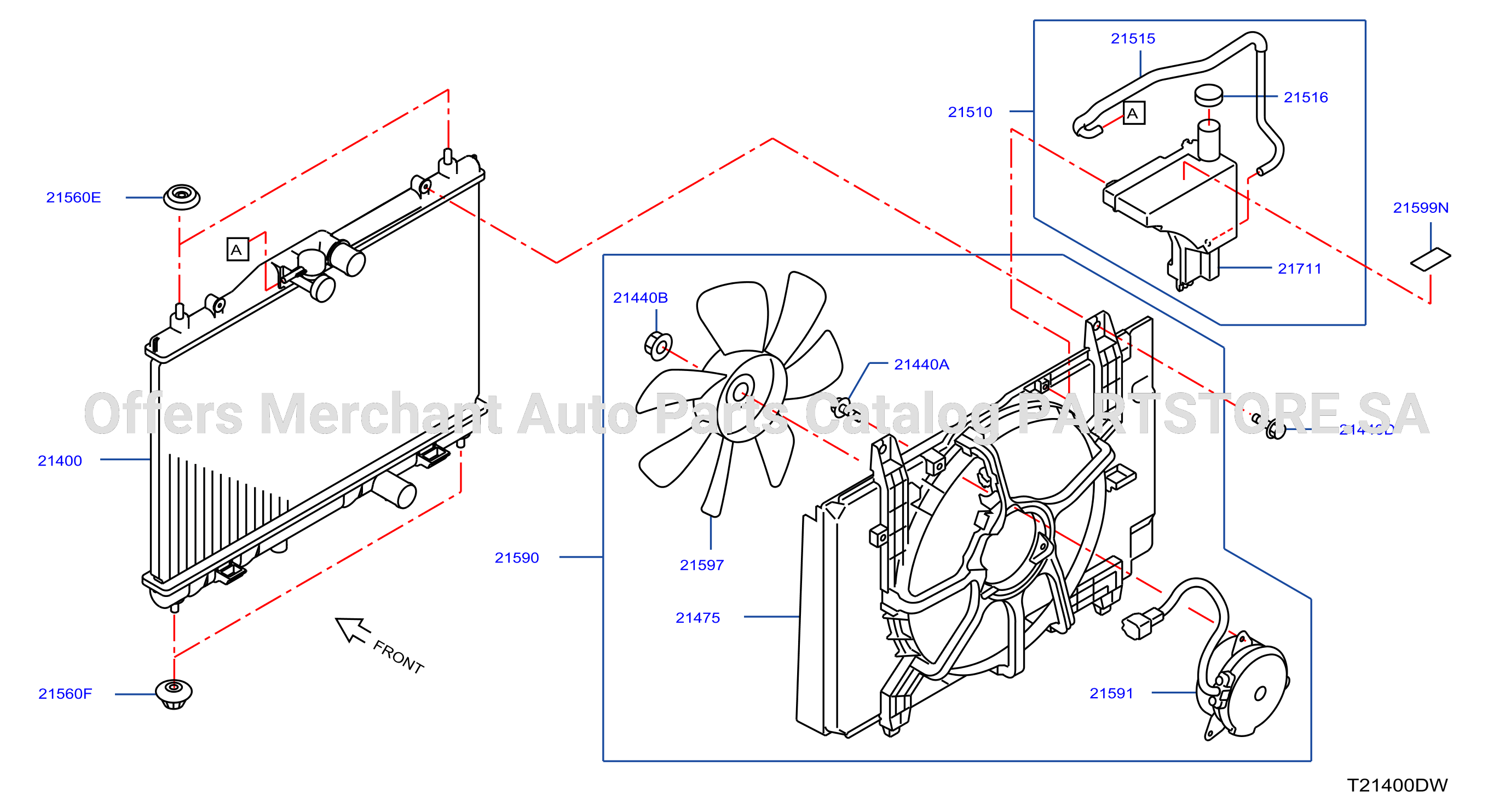 Radiator Shroud Inverter Cooling Fitting Parts