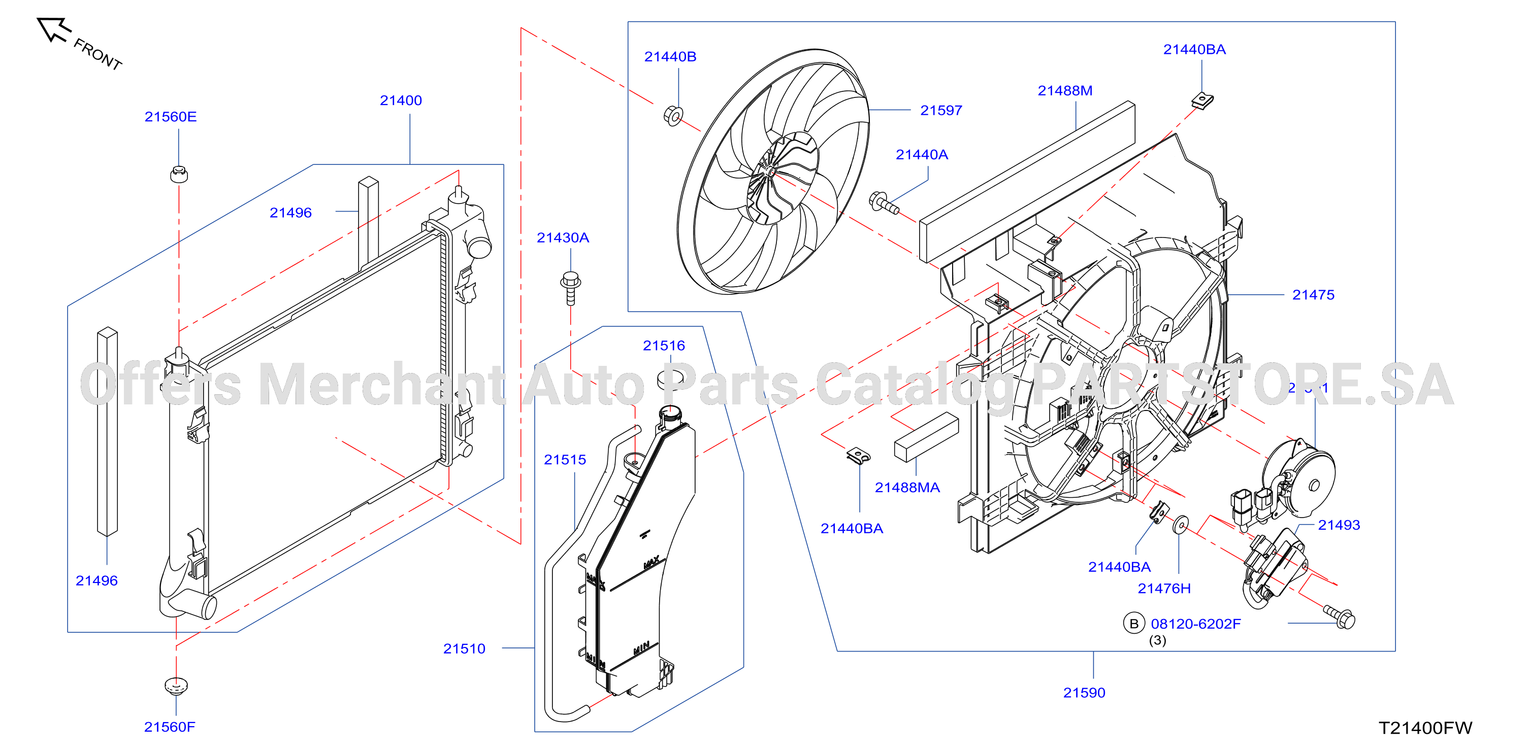 Radiator Shroud Inverter Cooling Fitting Parts