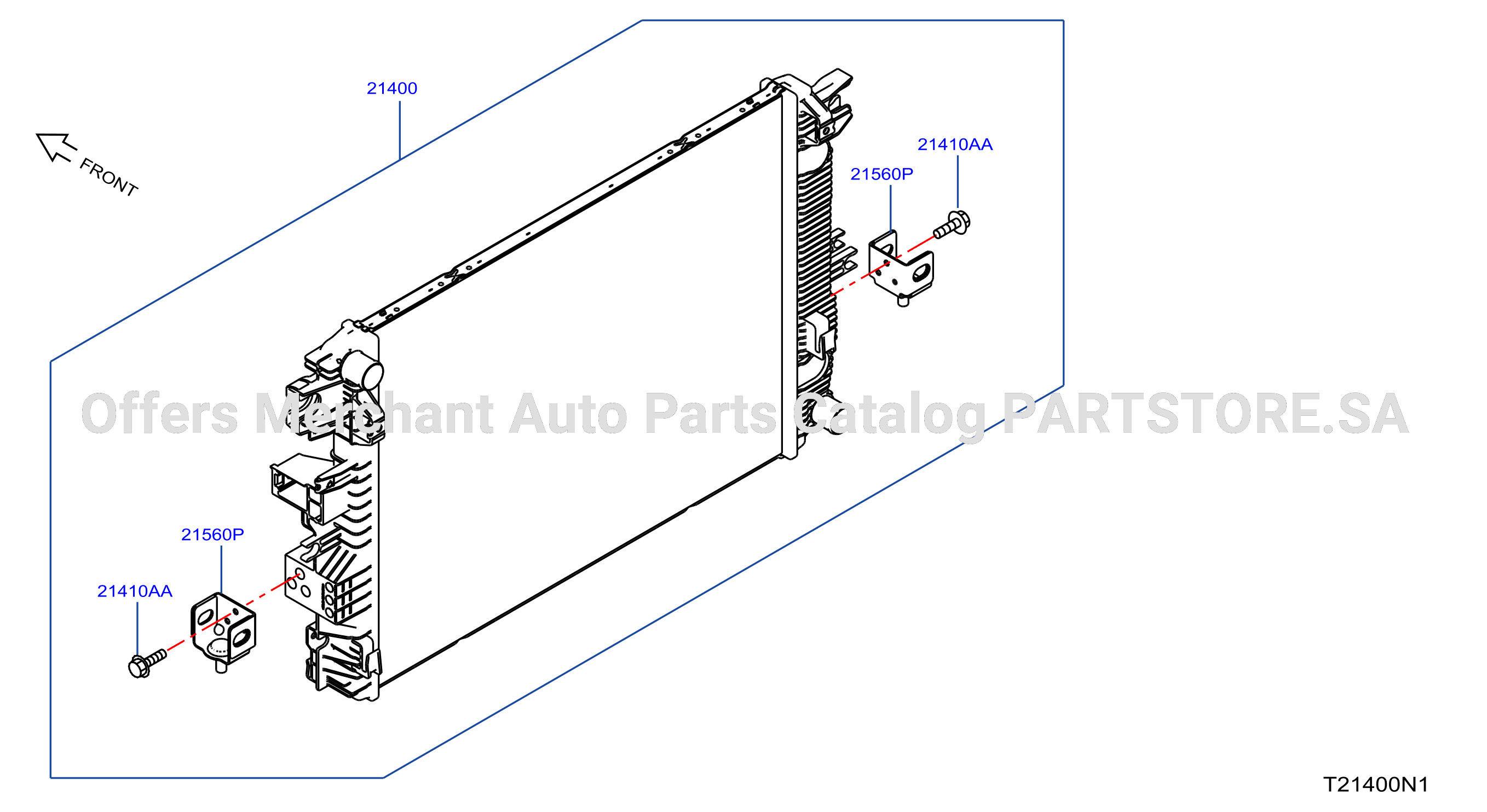 Radiator Shroud Inverter Cooling Radiator