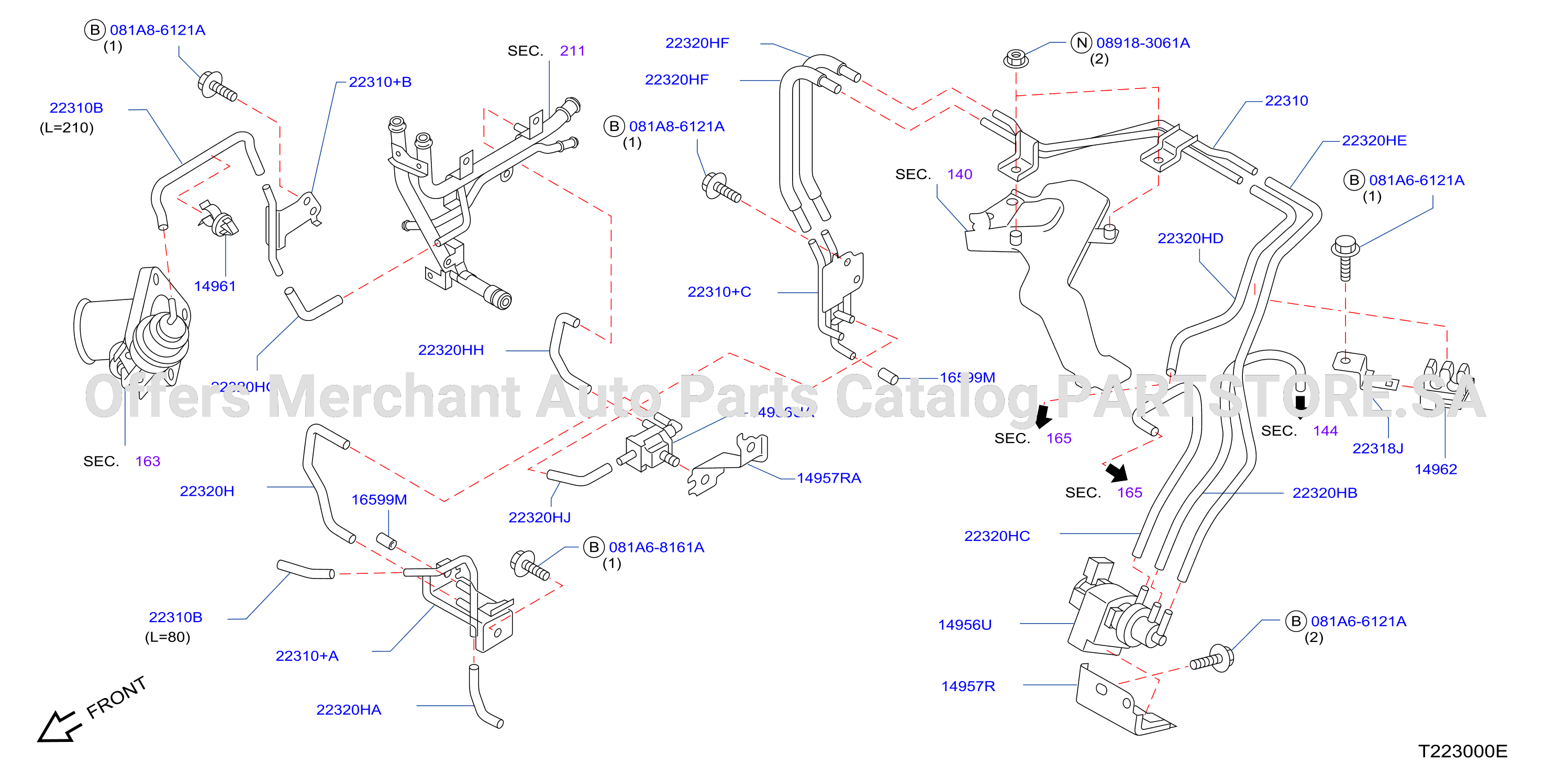 Engine Control Vacuum Piping