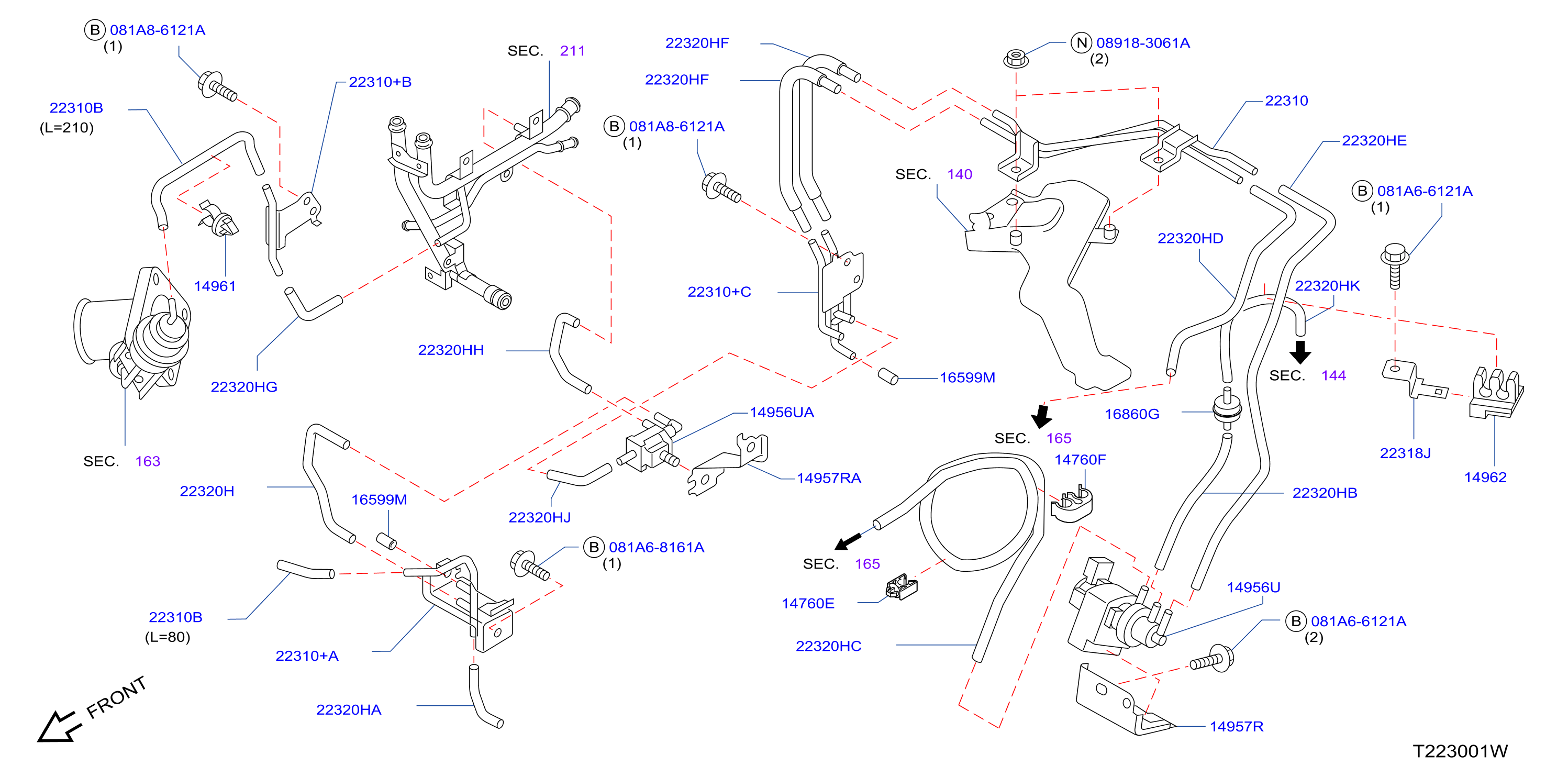 Engine Control Vacuum Piping