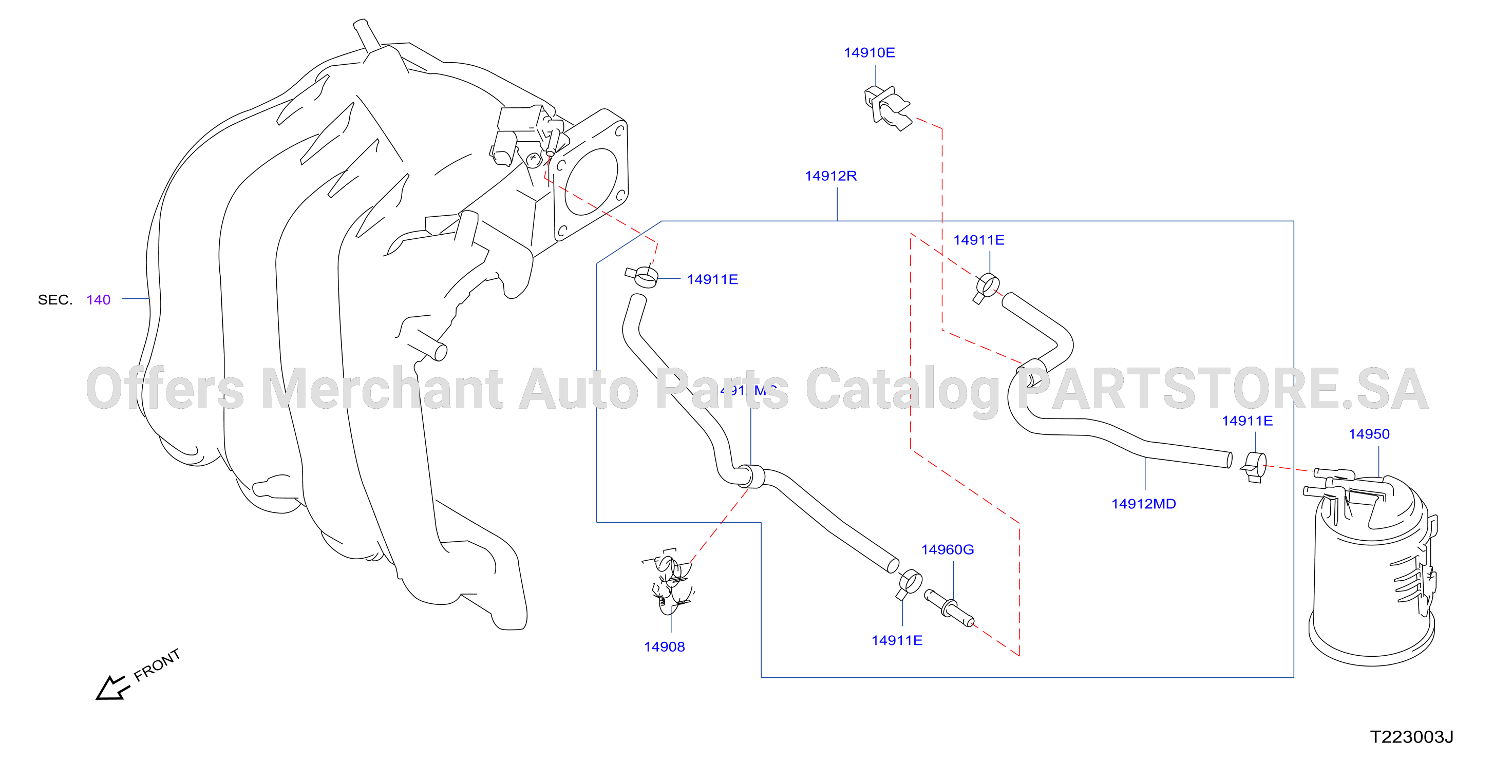 Engine Control Vacuum Piping