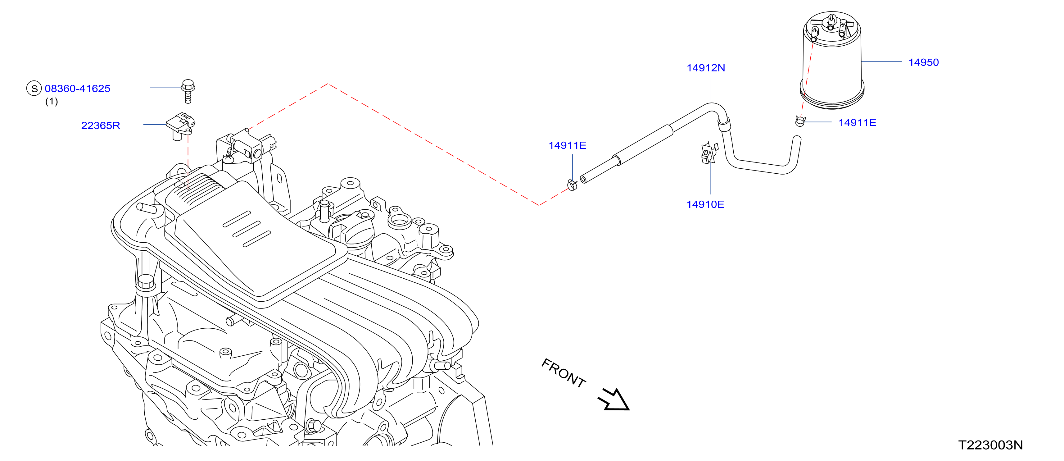 Engine Control Vacuum Piping