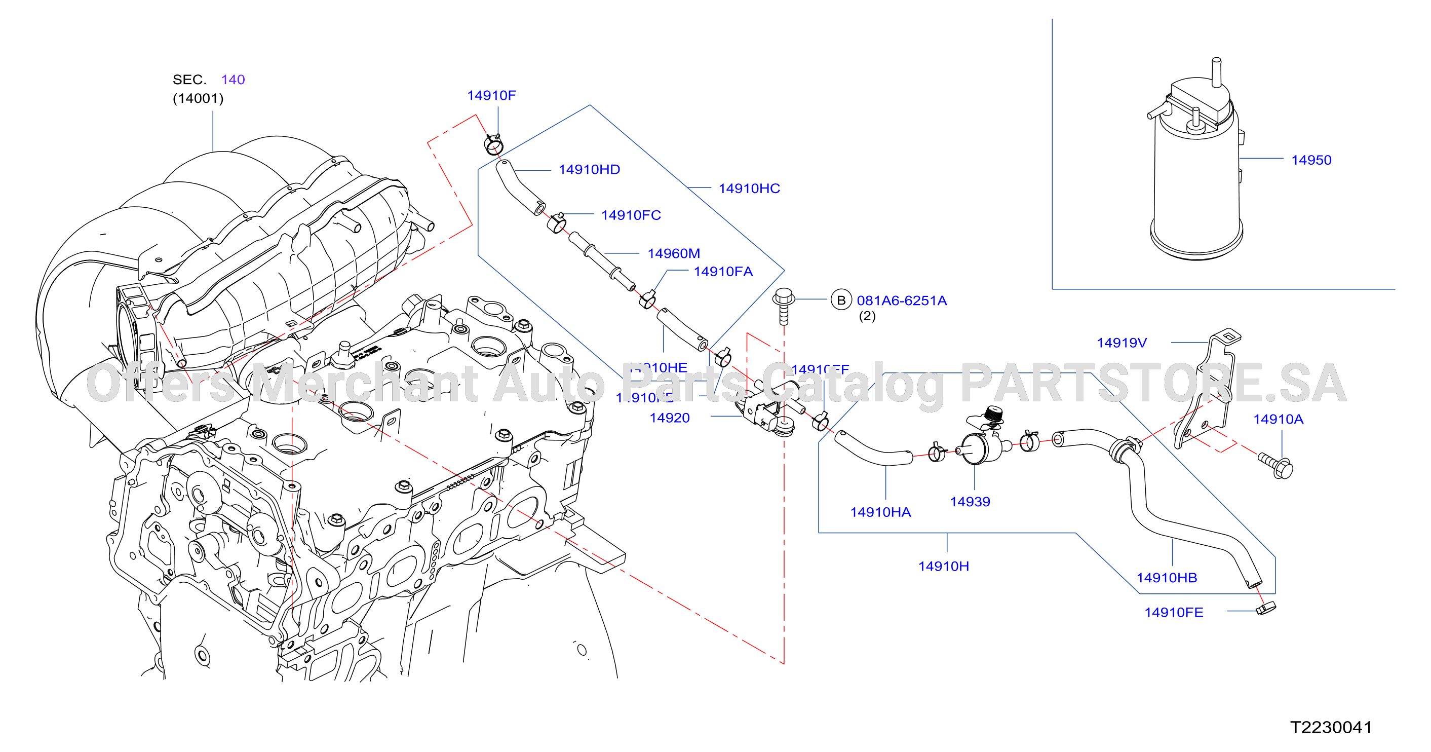 Engine Control Vacuum Piping