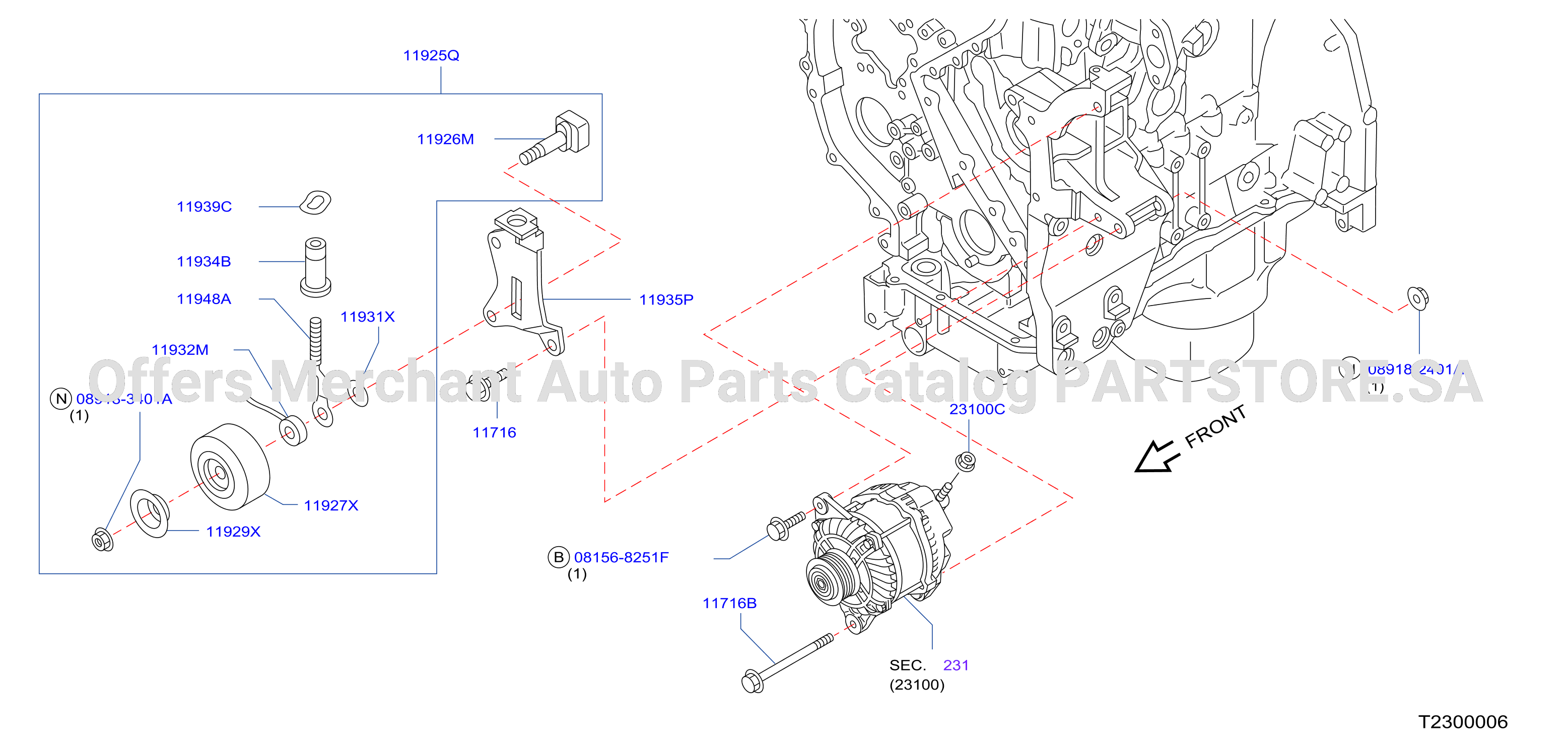 Alternator Fitting