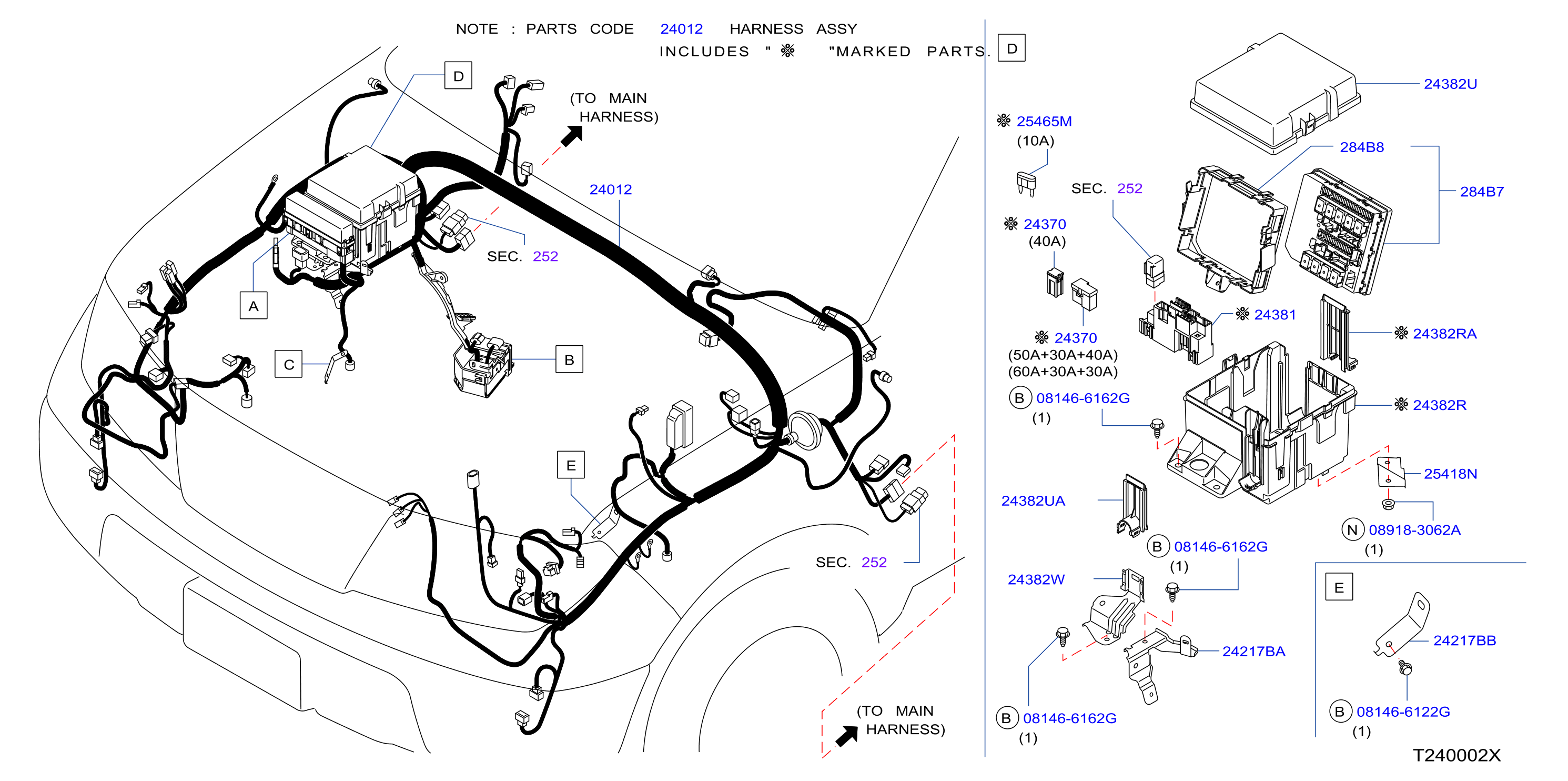 Wiring Engine Room