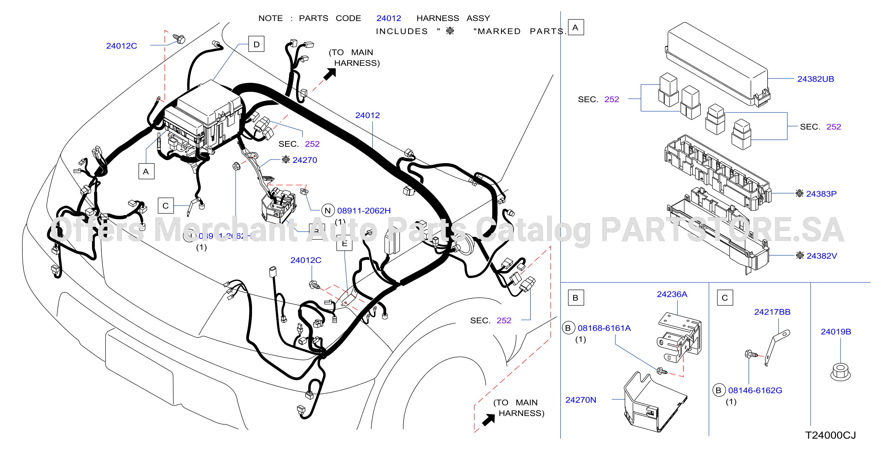 Wiring Engine Room
