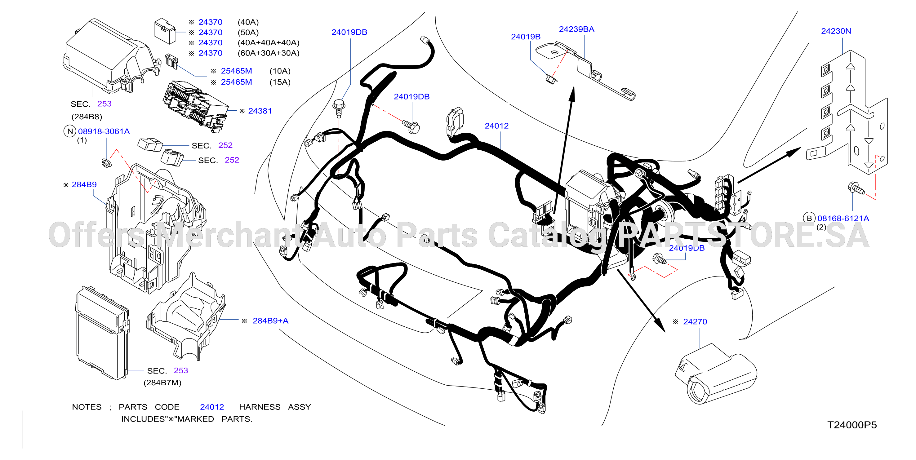 Wiring Engine Room