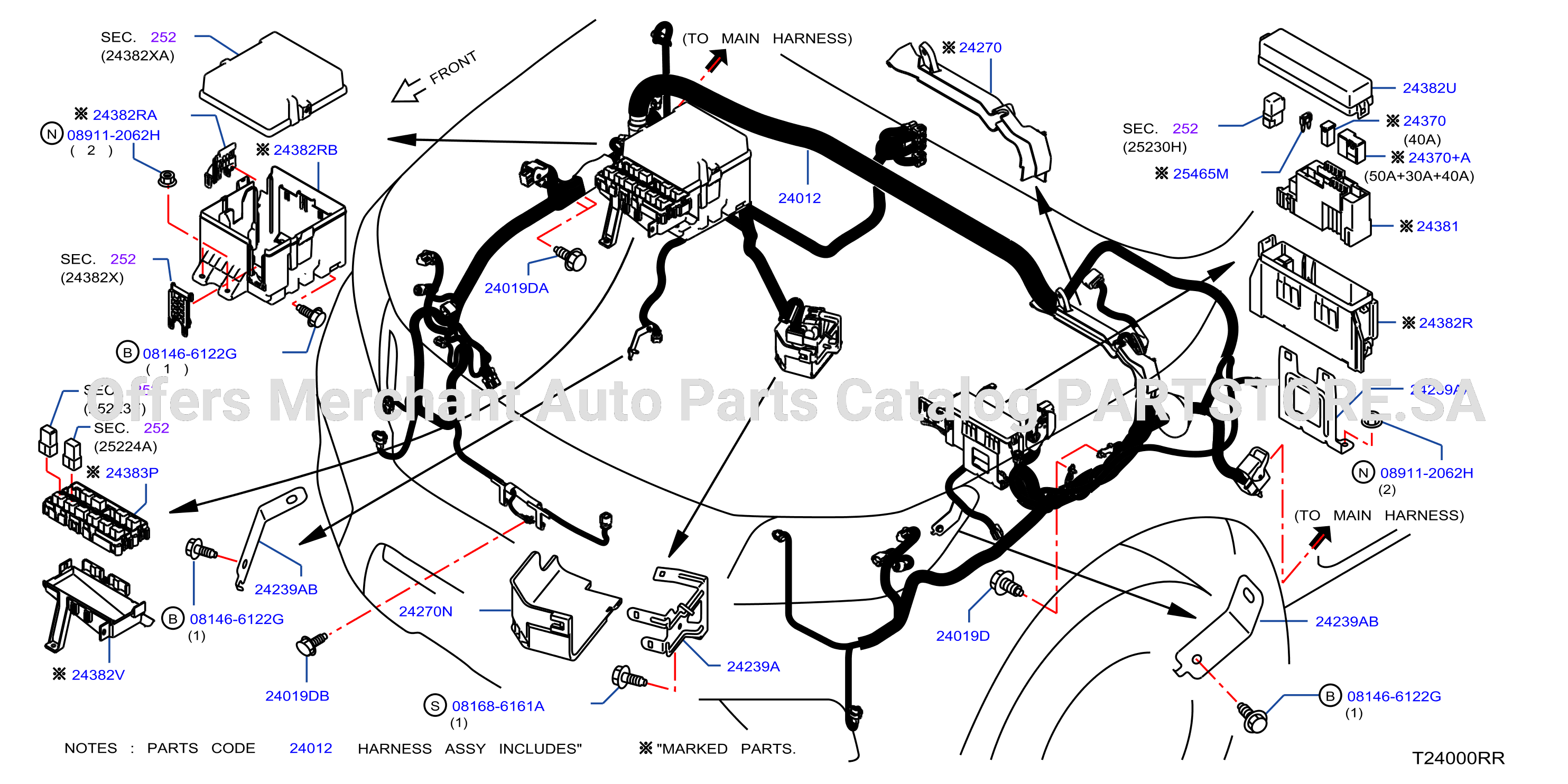 Wiring Engine Room